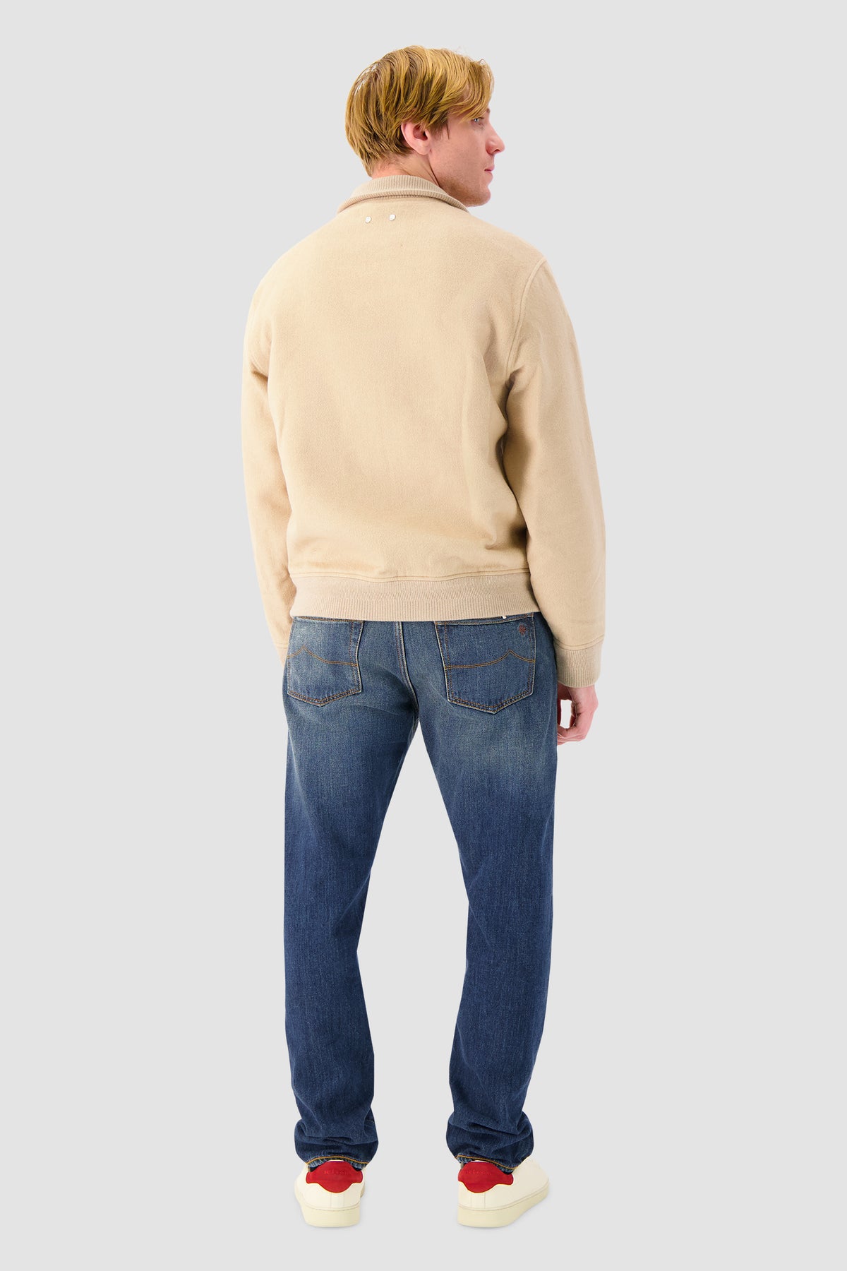 Jacob Cohen Beige Cashmere Bomber