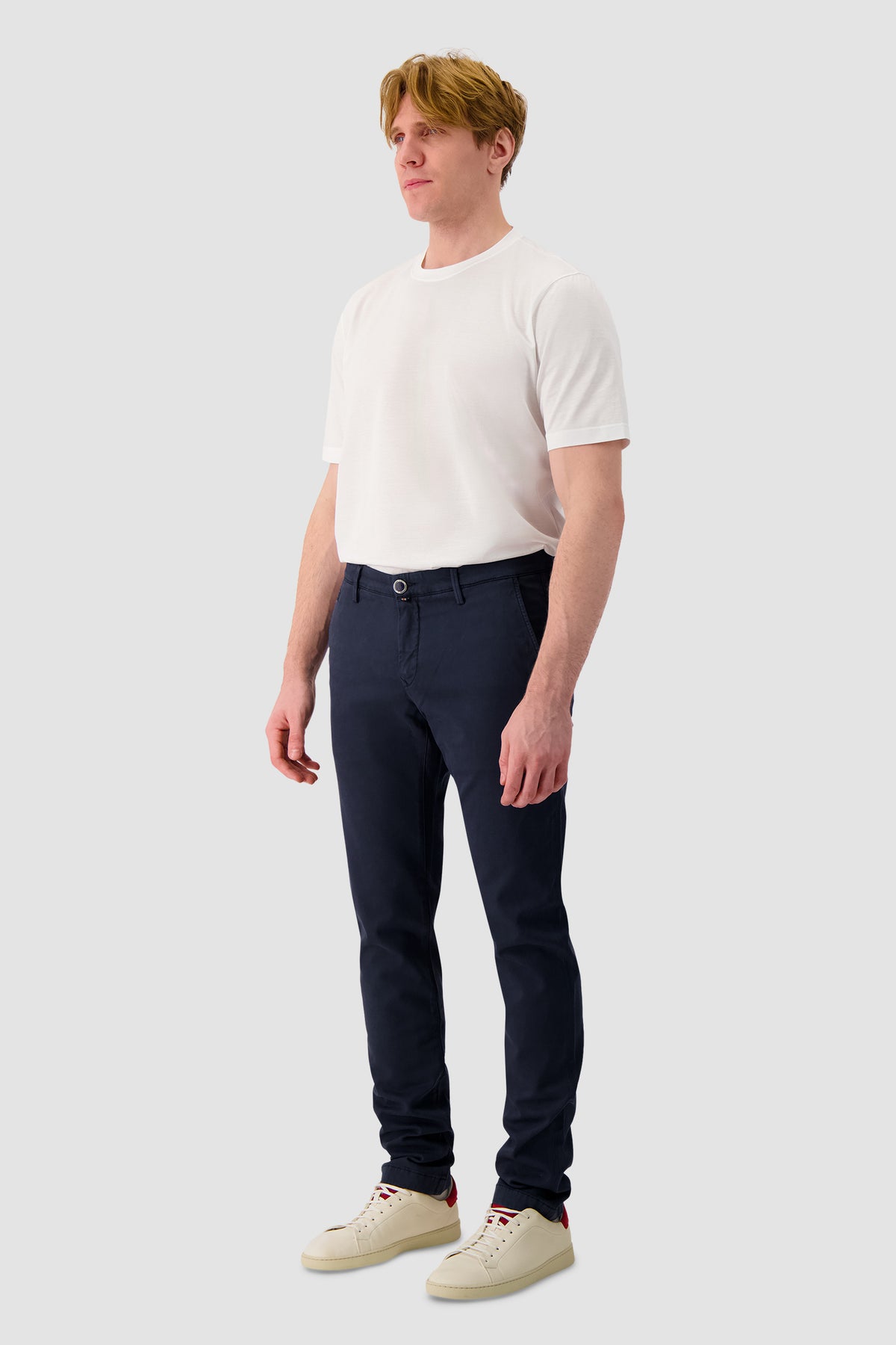 Jacob Cohen Navy Bobby Trousers