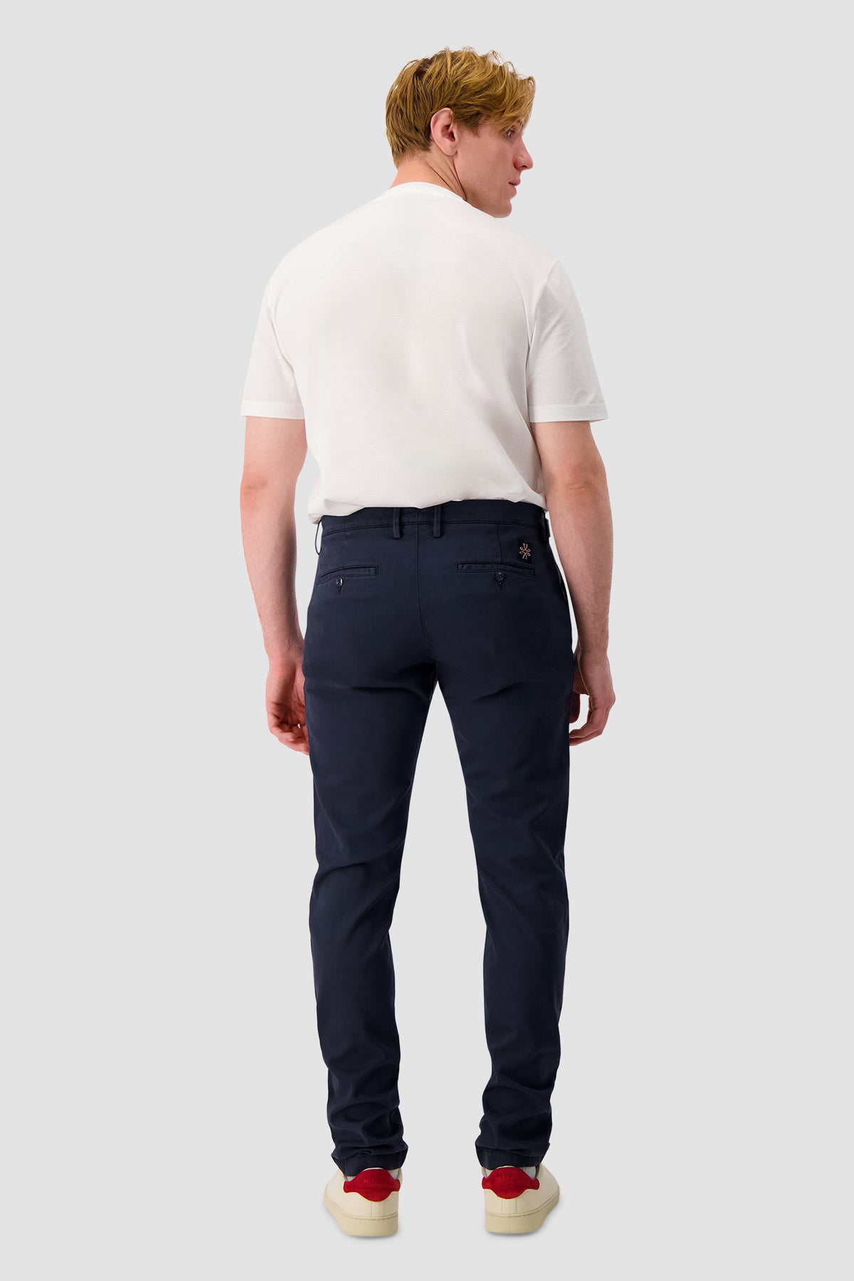 Jacob Cohen Navy Bobby Trousers