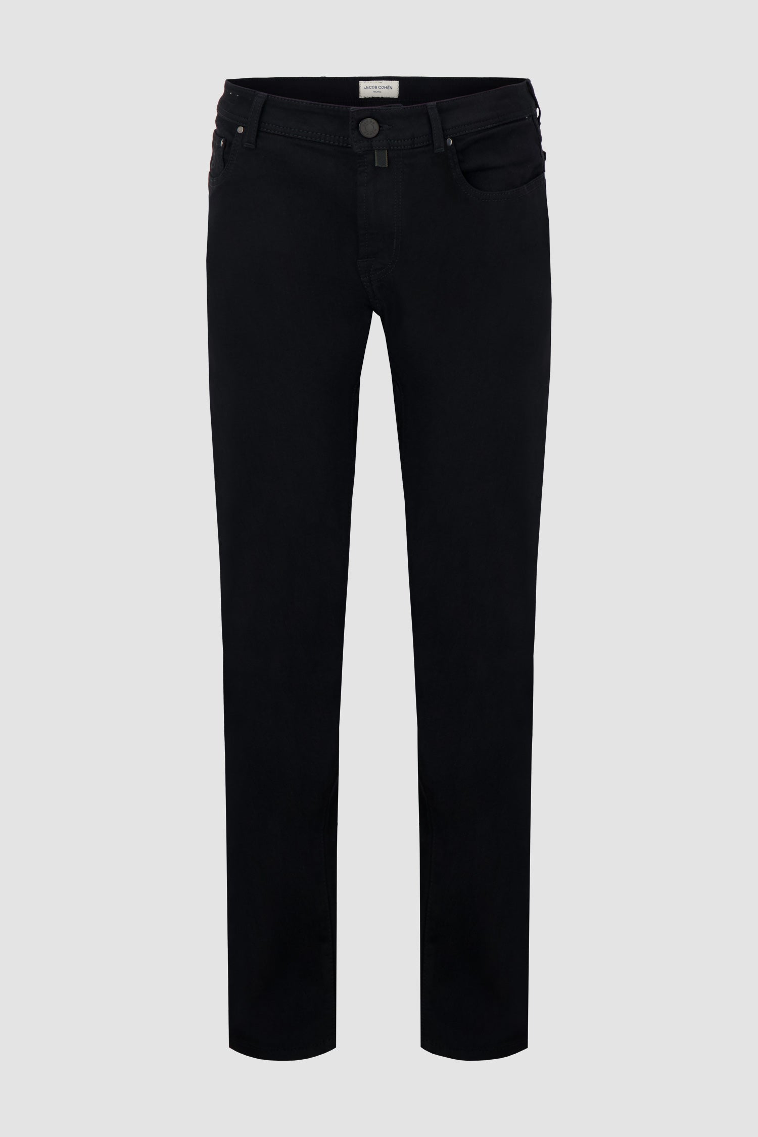 Jacob Cohen Black Slim Fit Zip Bard Jeans