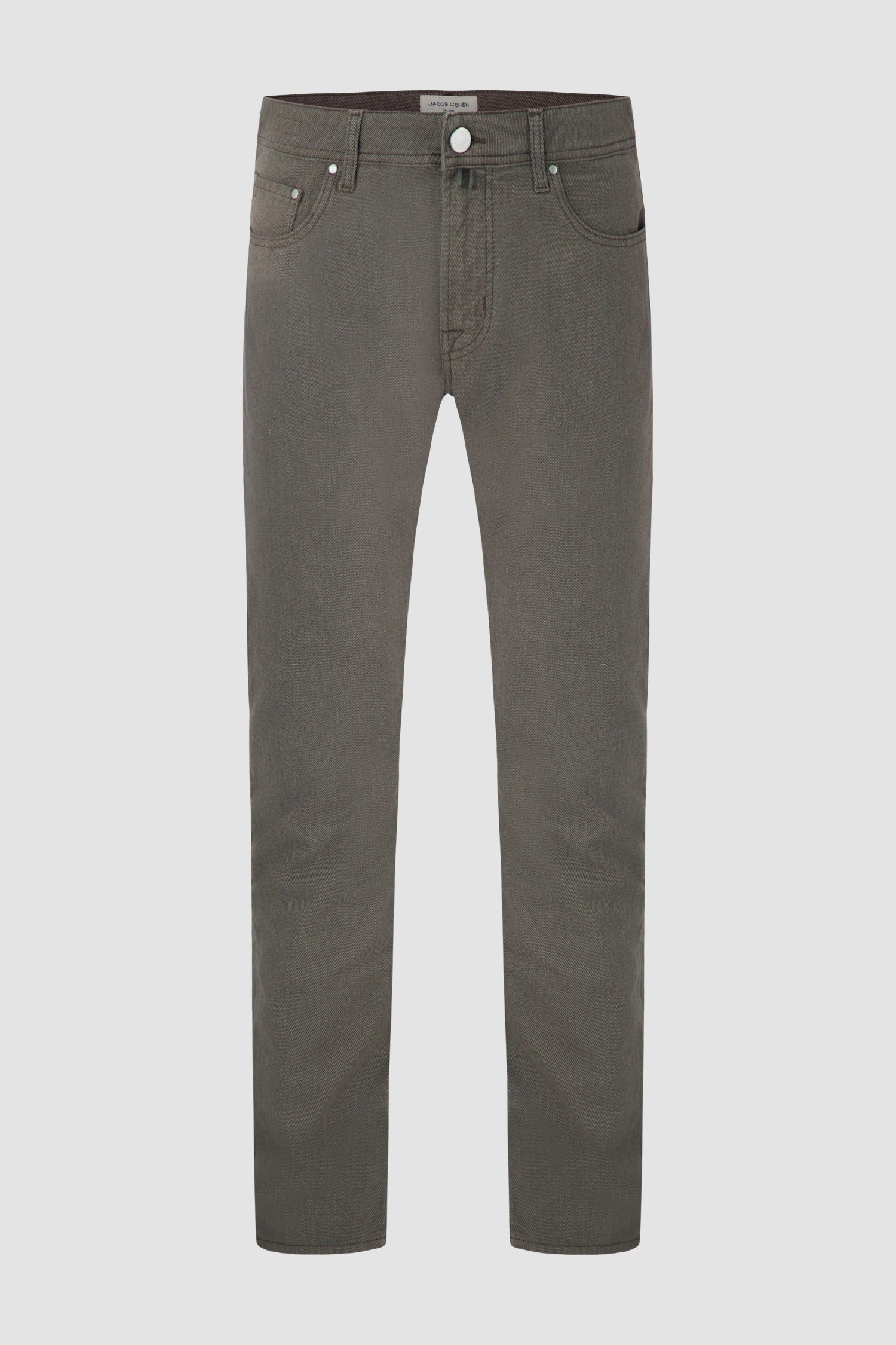 Jacob Cohen Grey Slim Fit Zip Bard Jeans