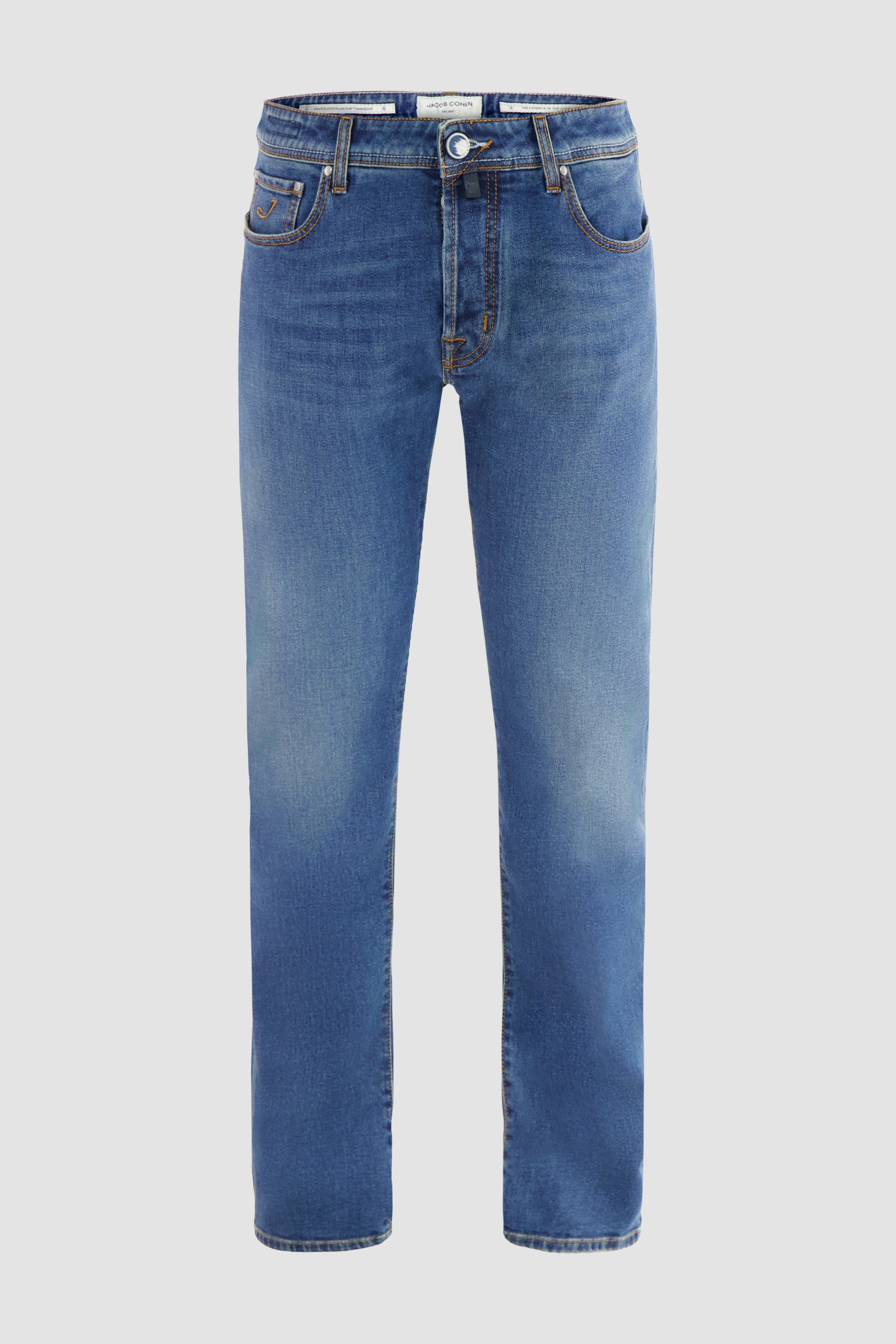 Jacob Cohen Medium Blue Slim Fit Bard Jeans