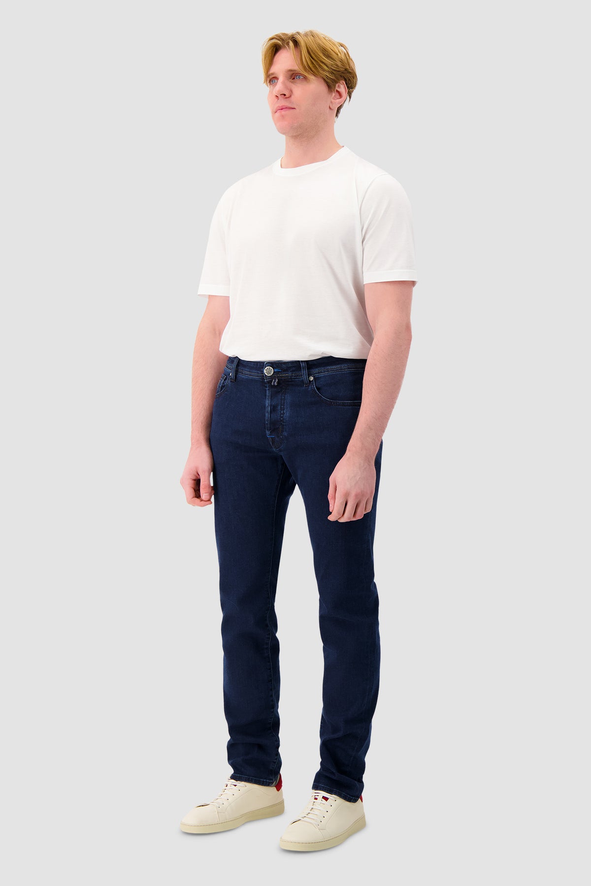 Jean Bard coupe slim bleu foncé Jacob Cohen