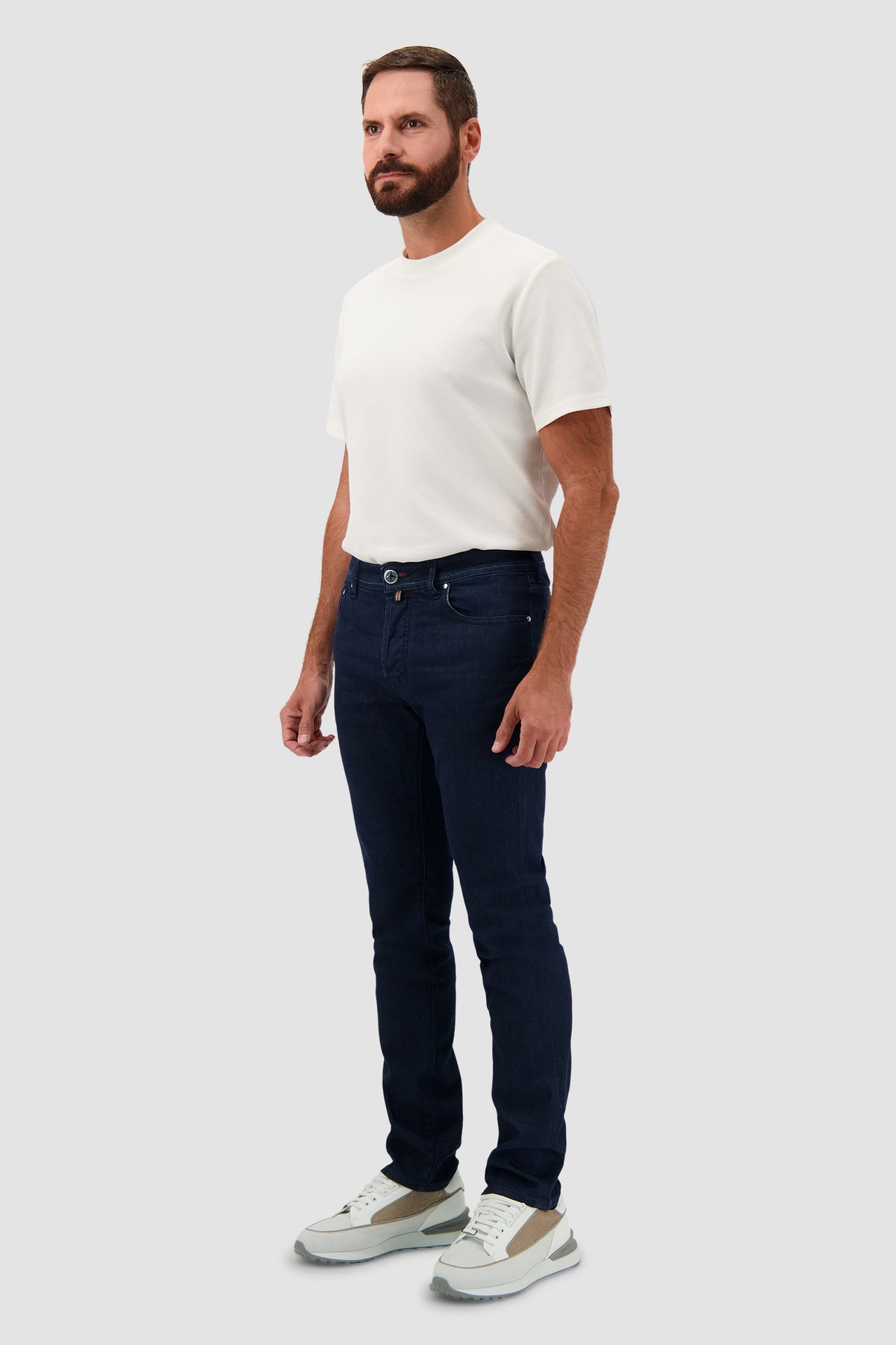 Jean Bard coupe slim bleu foncé Jacob Cohen