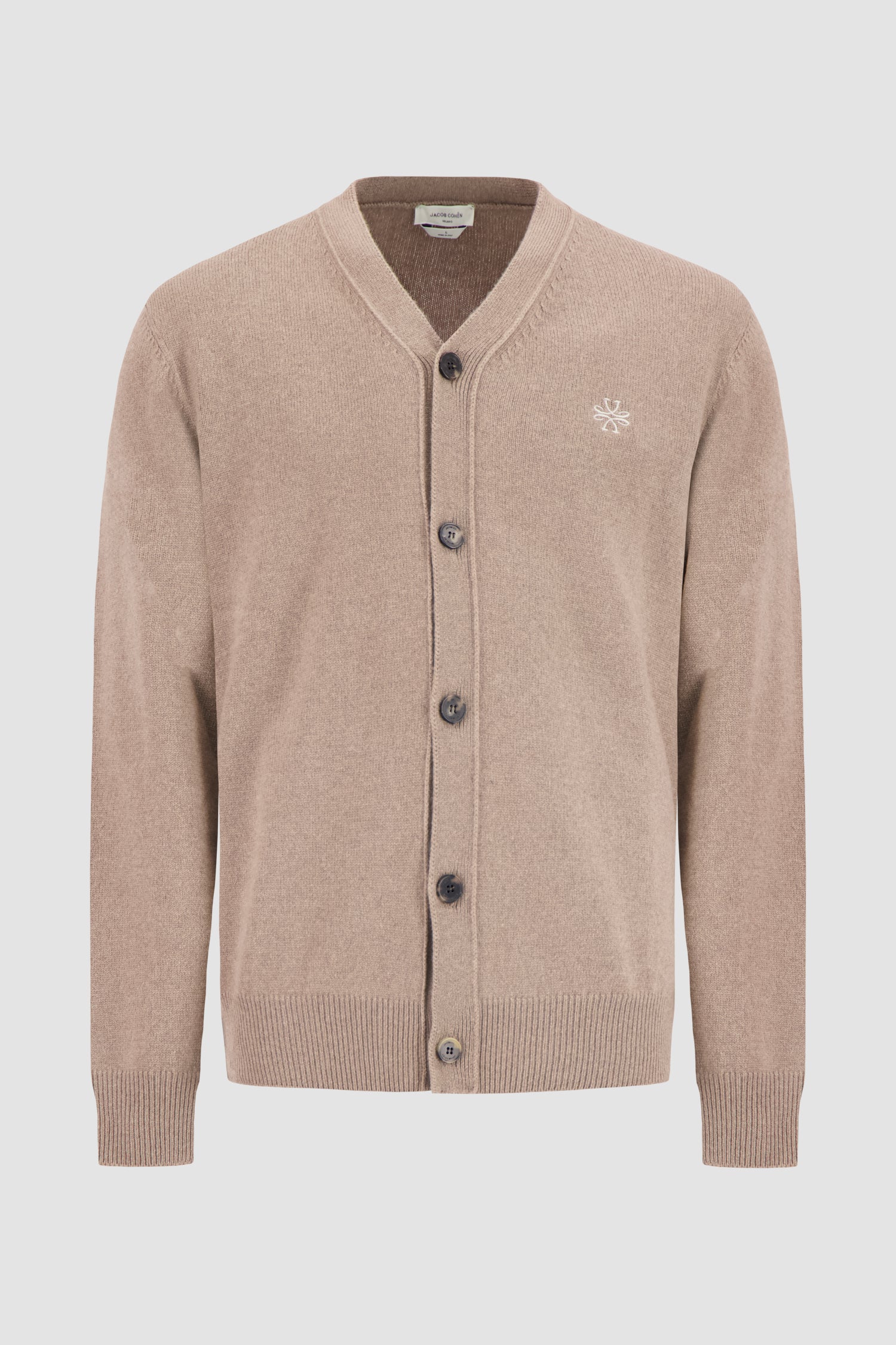 Jacob Cohen Camel Lana Cashmere Cardigan