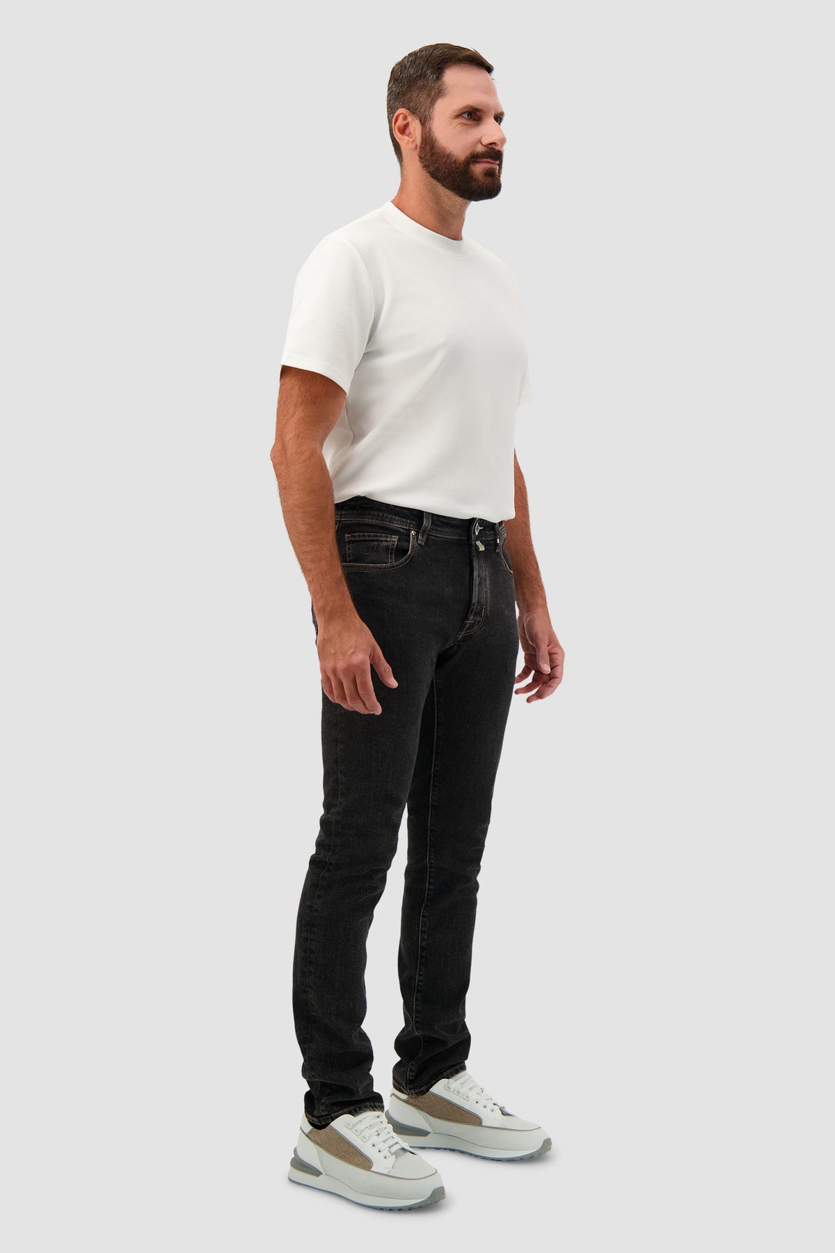 Jacob Cohen Grey Denim Slim Fit Jeans