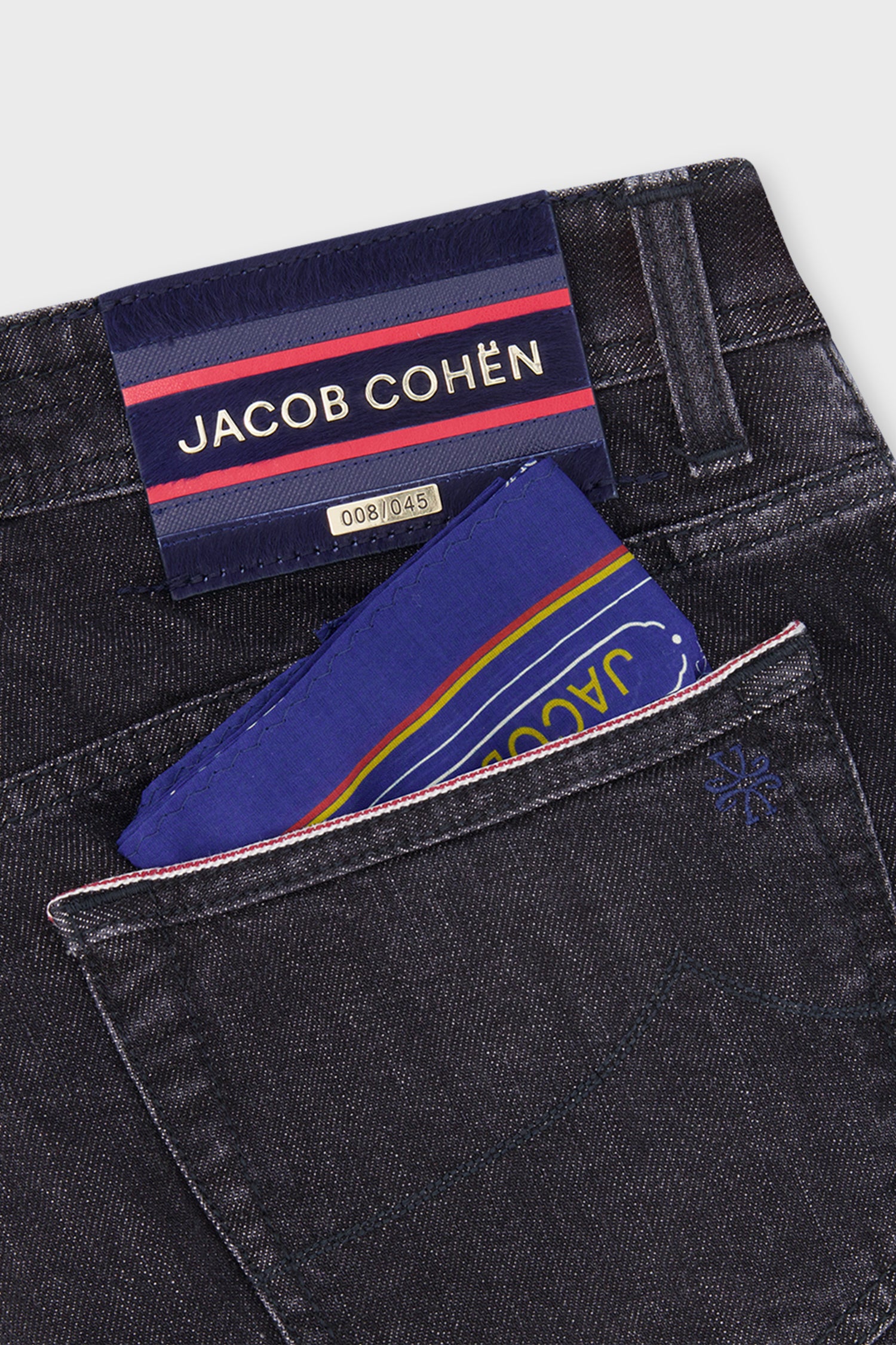 Jacob Cohen Black Slim Fit Bard Limited Edition Jeans