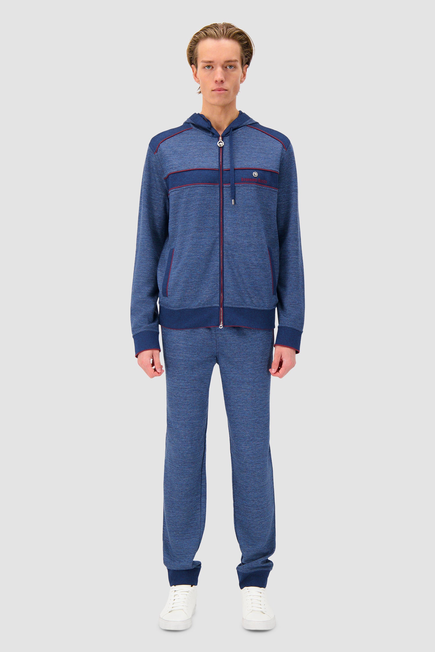 Sweat-shirt zippé à capuche Stefano Ricci