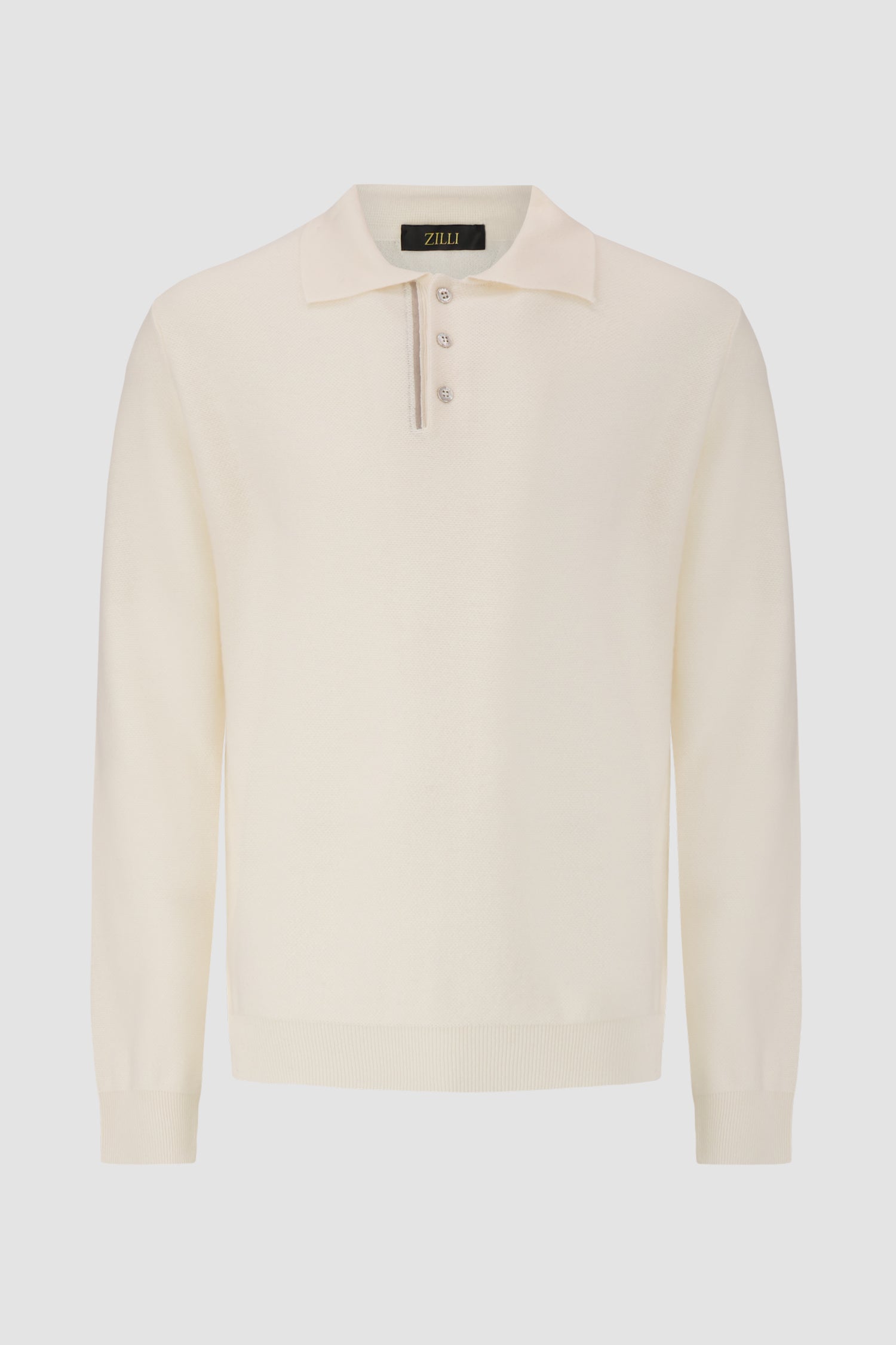 Zilli White Buttoned Sweater