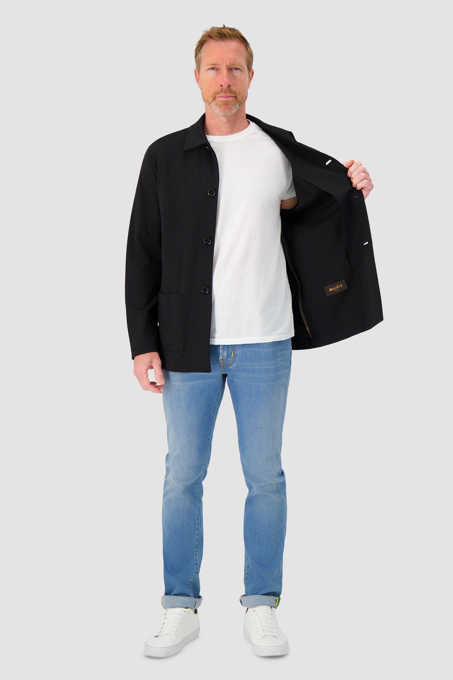 Veste Moorer Black Keaton-J