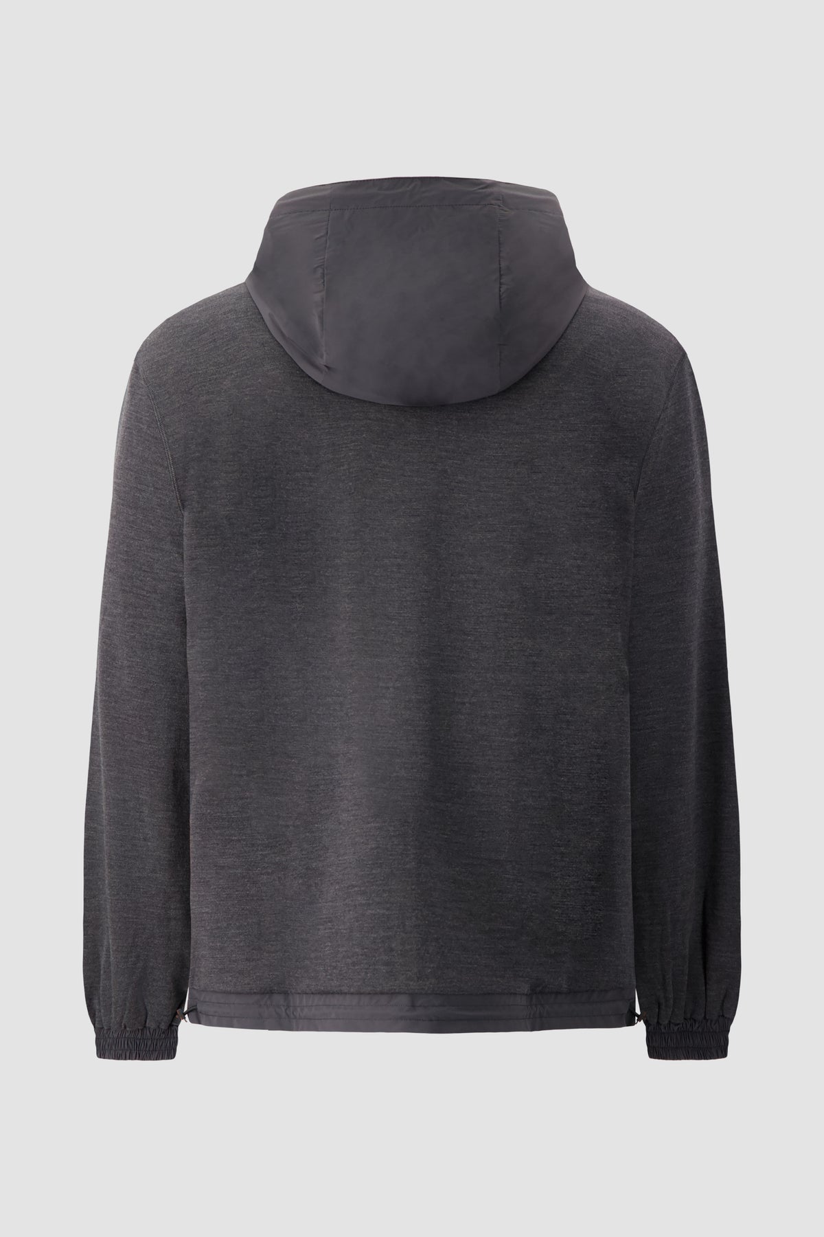 Sease Charcoal Virgin Wool Reversible Hoodie