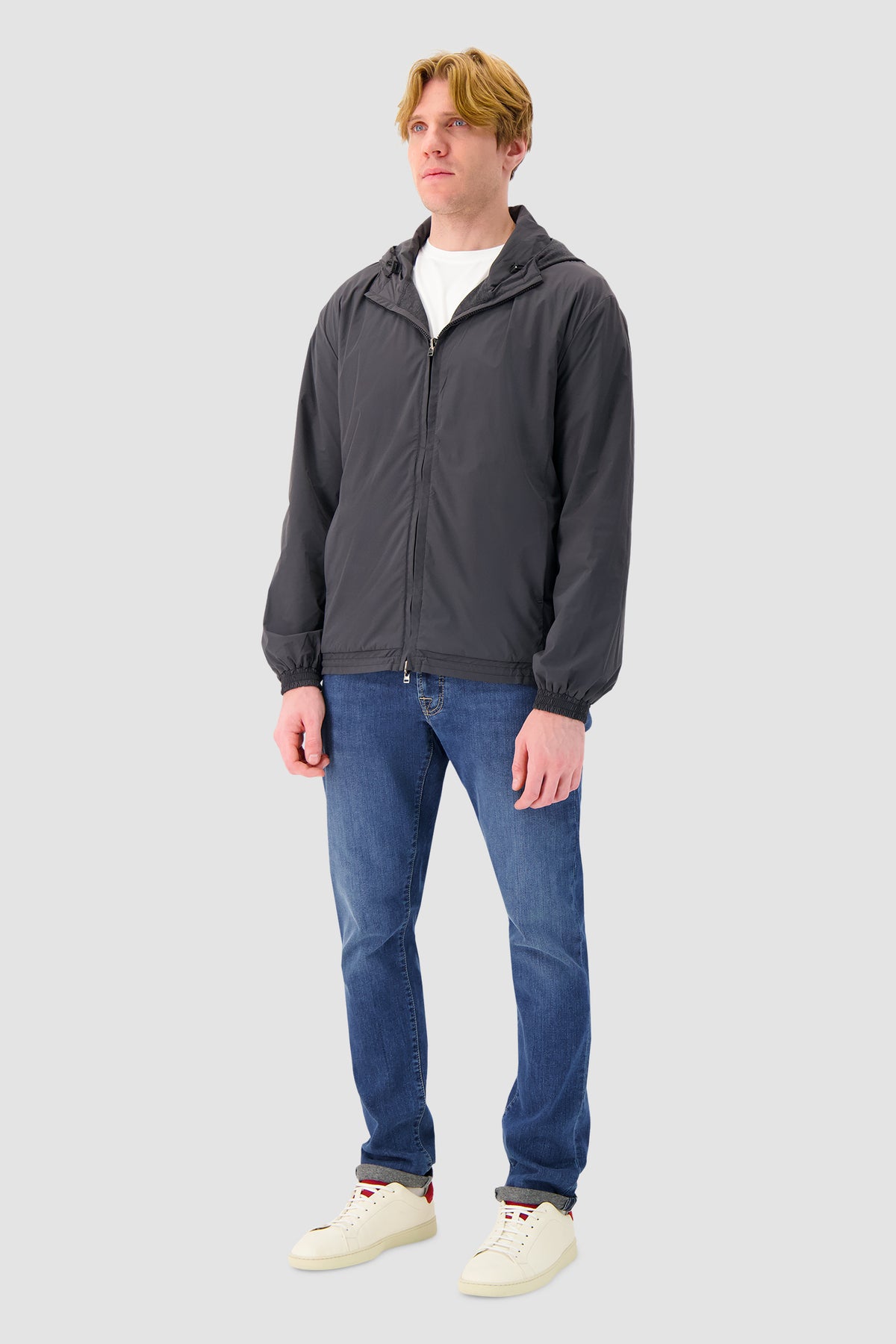 Sease Charcoal Virgin Wool Reversible Hoodie