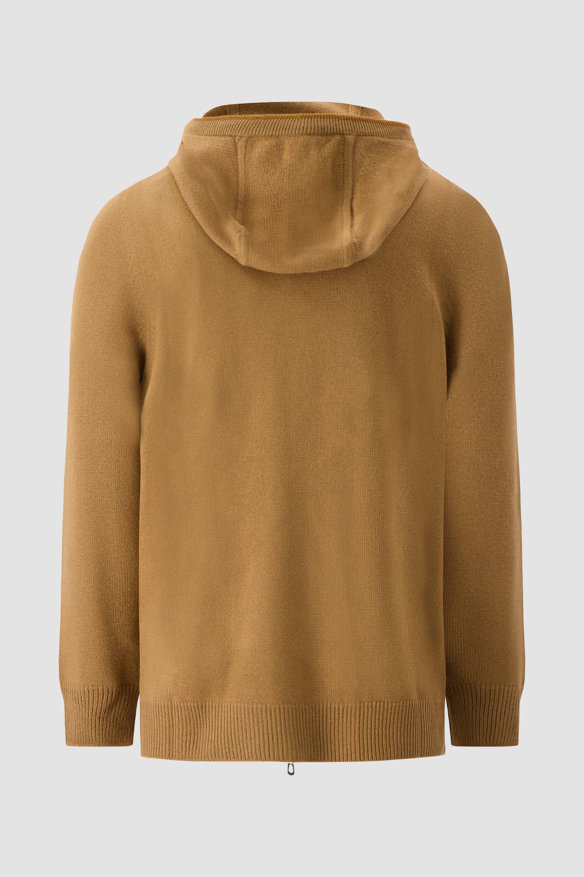 Sease Brown Cashmere Knit Hoodie