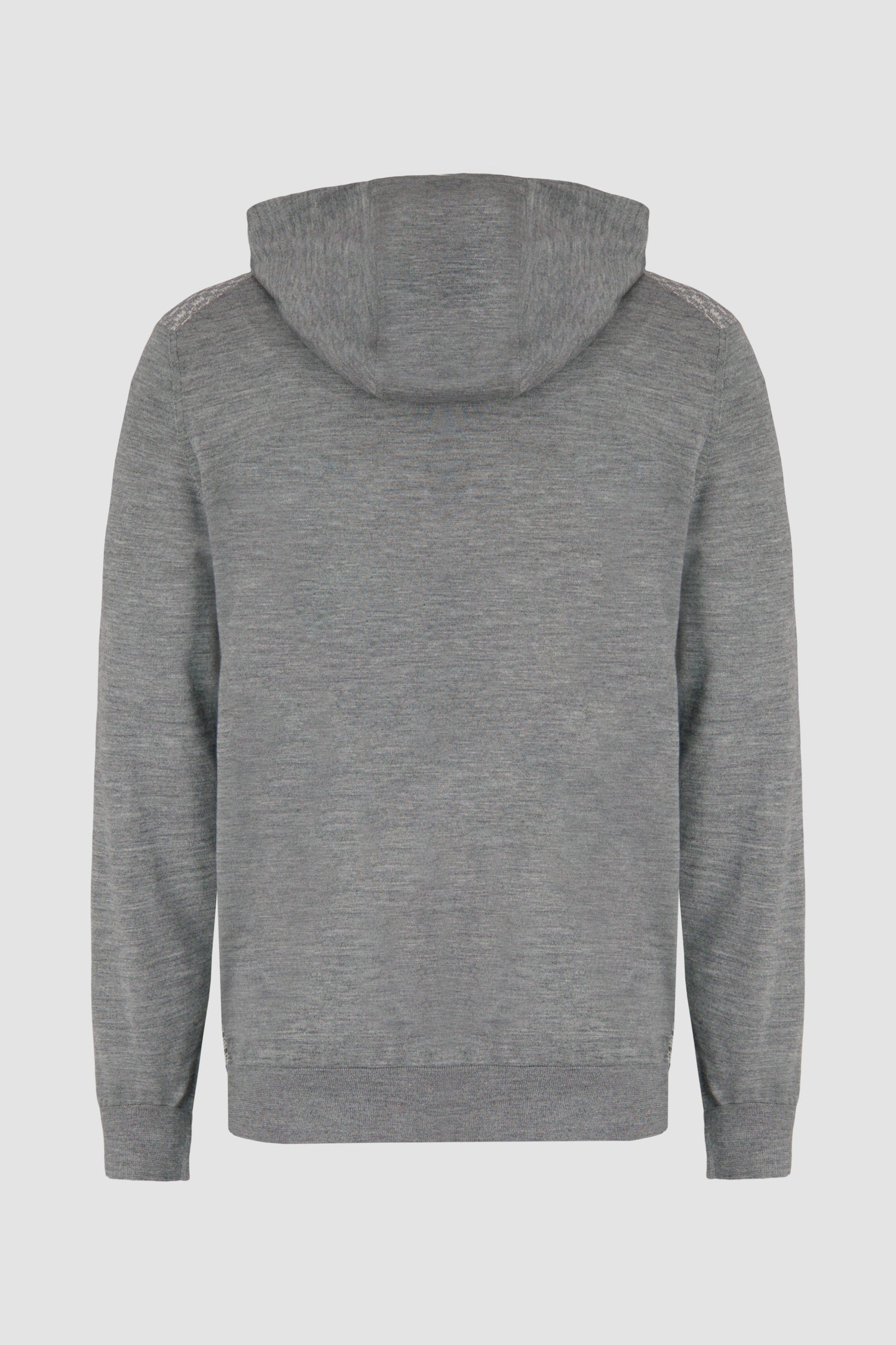 Zilli Grey Zipped Sweater with Hood