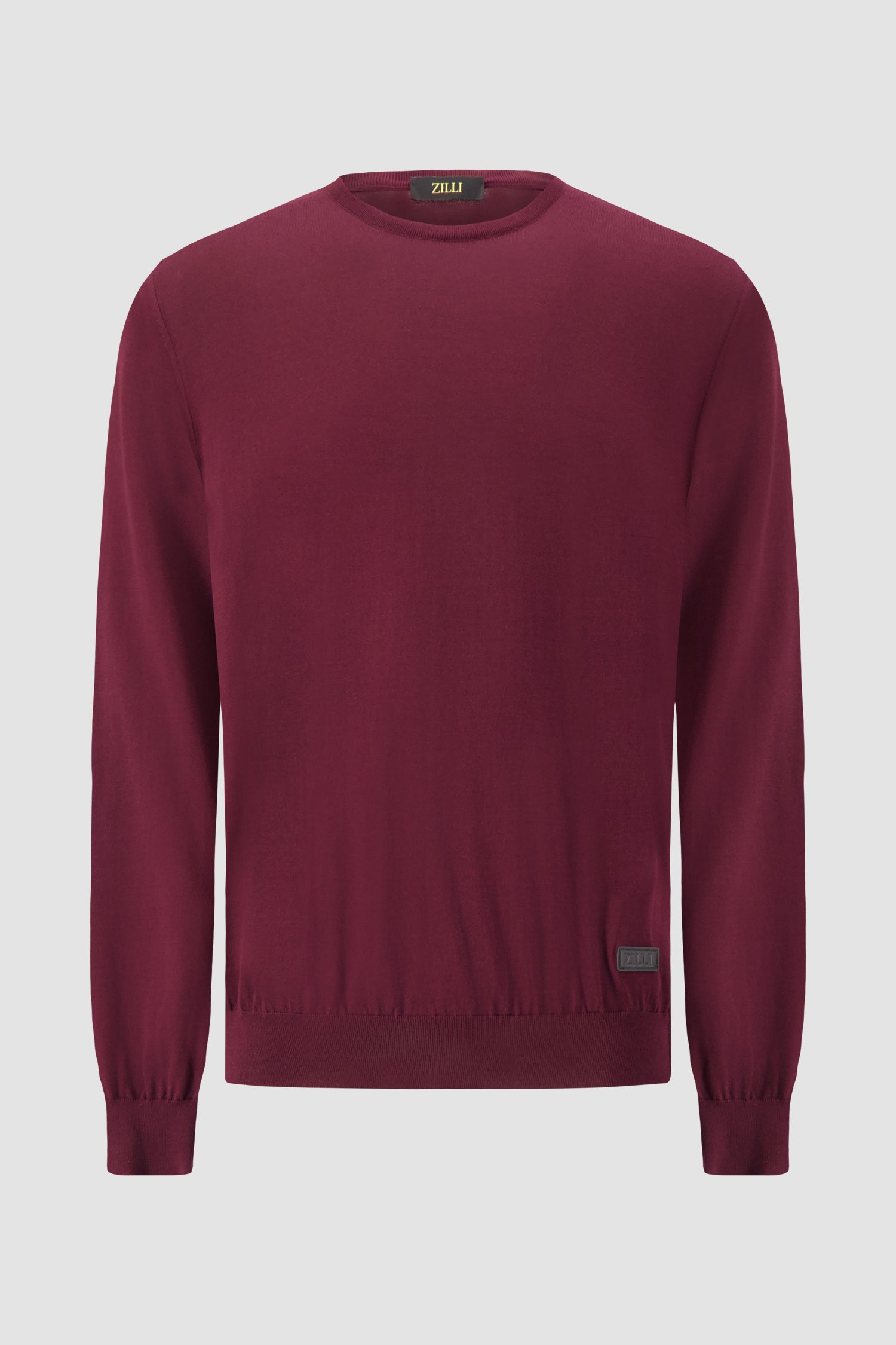 Zilli Burgundy Round Neck Sweater