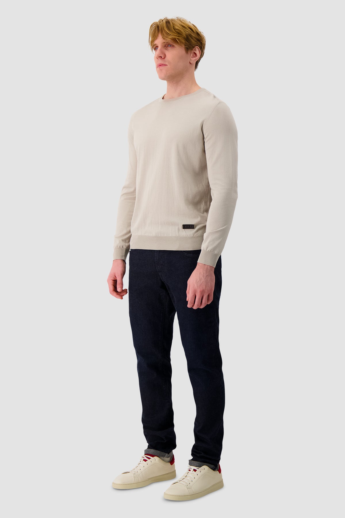Zilli Beige Round Neck Sweater