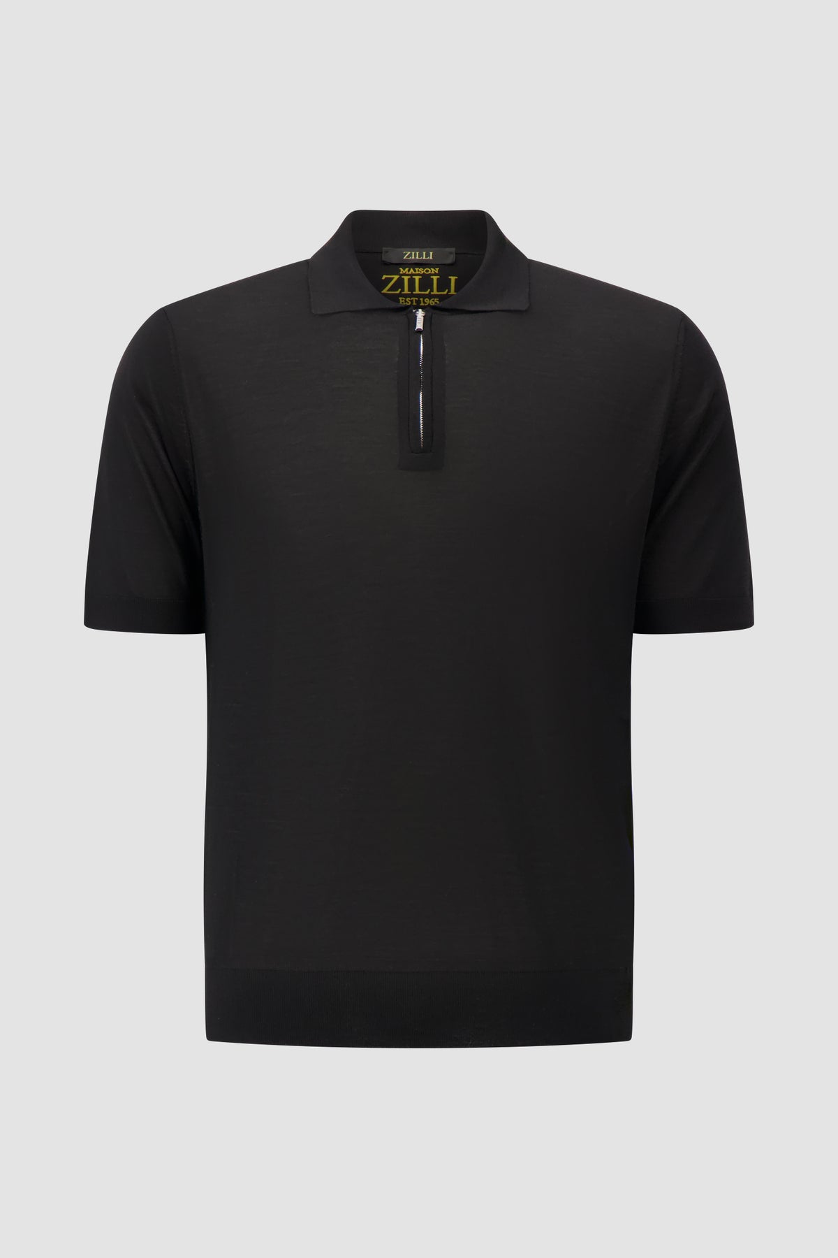Zilli Black Quarter Zip Sweater