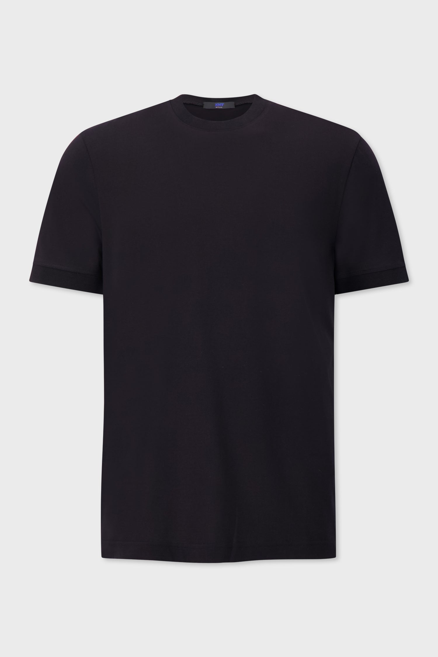 Kiton Black Cotton T-Shirt