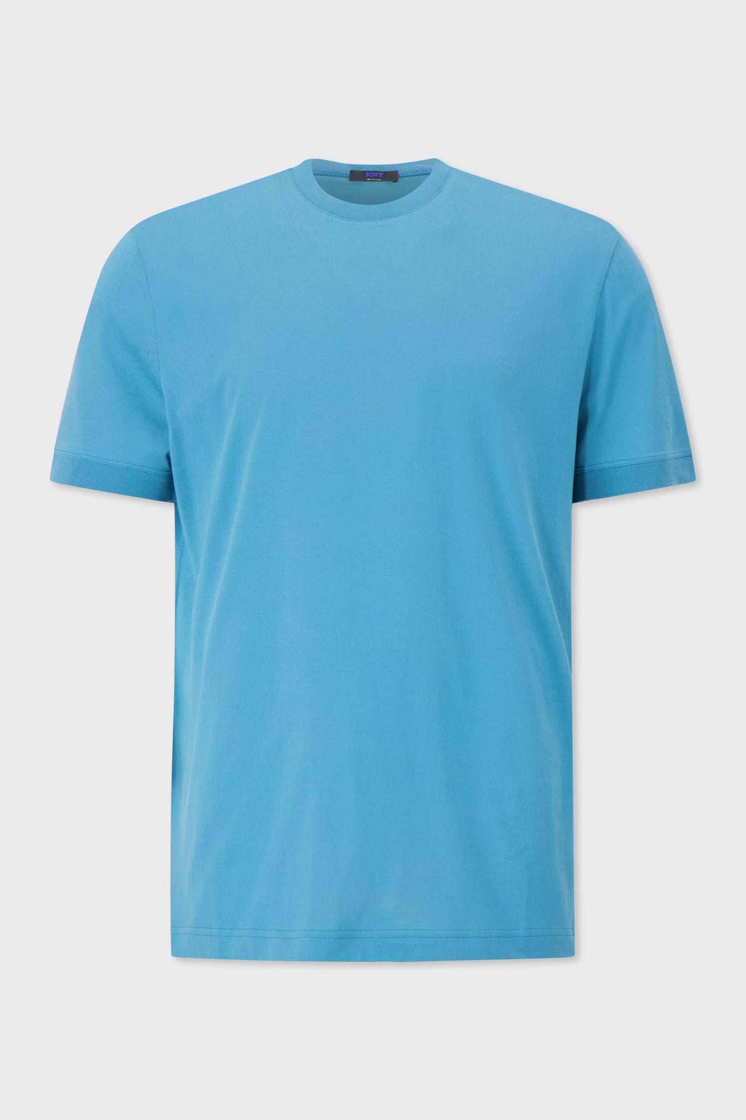 Kiton Turquoise Cotton T-Shirt