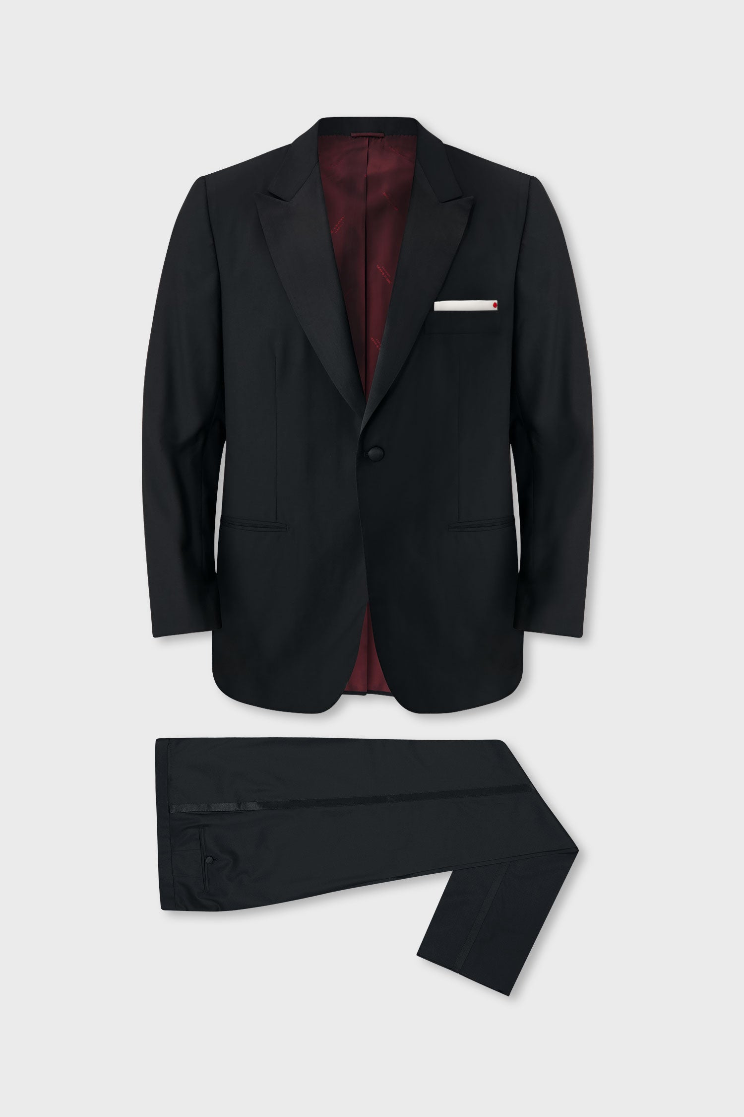 Kiton Black Smoking Tuxedo