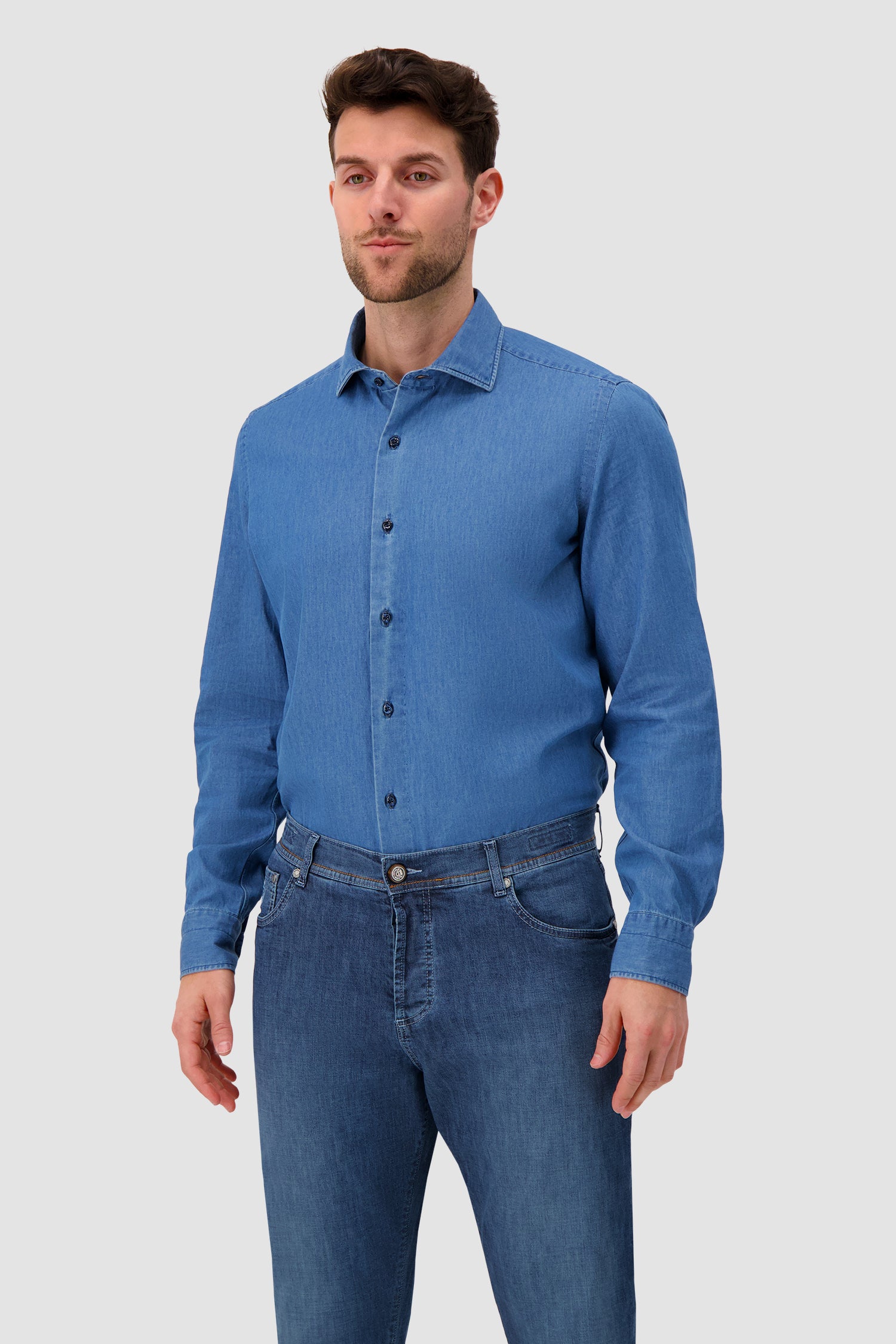Luigi Borrelli Denim Shirt