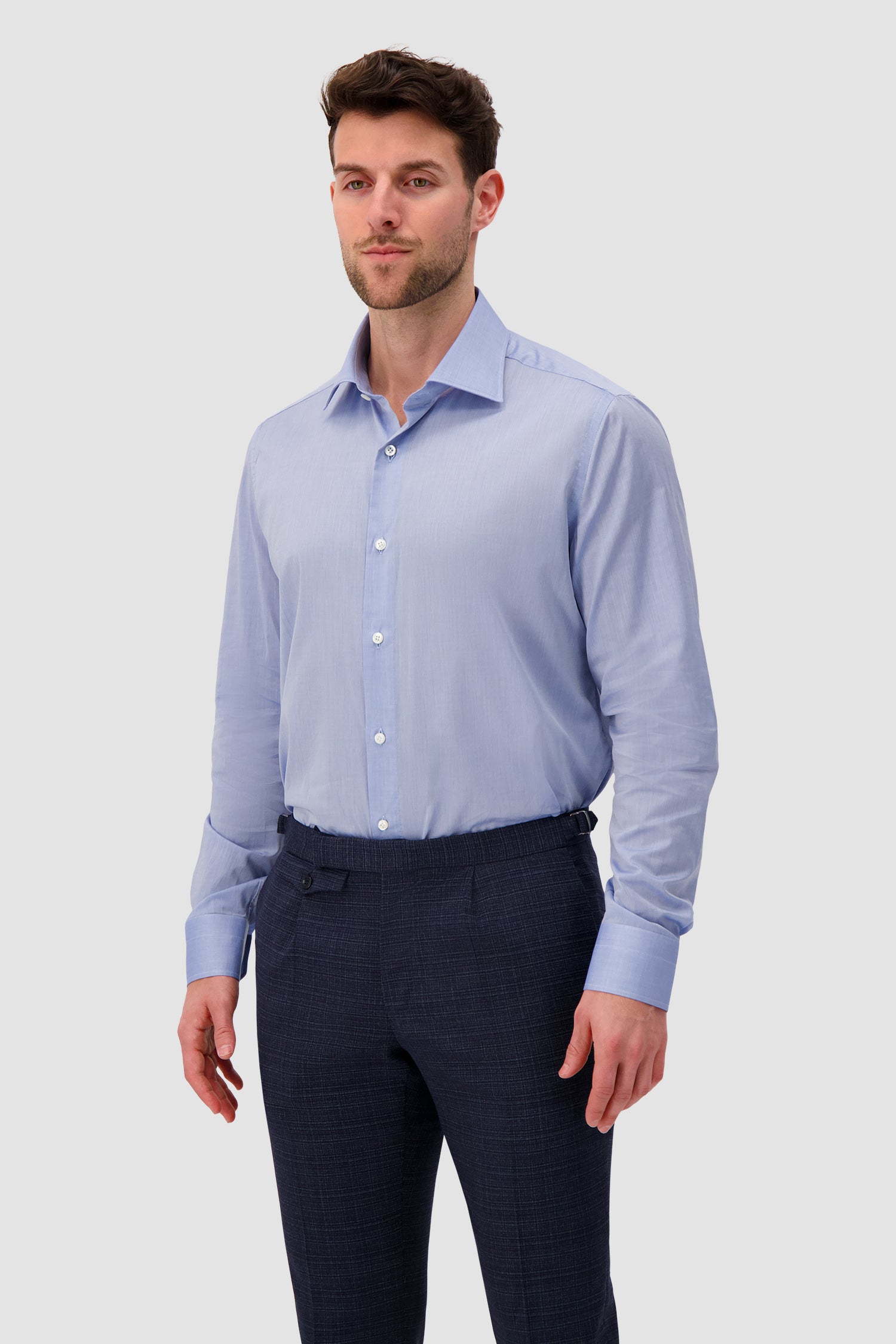 Chemise en popeline Luigi Borrelli