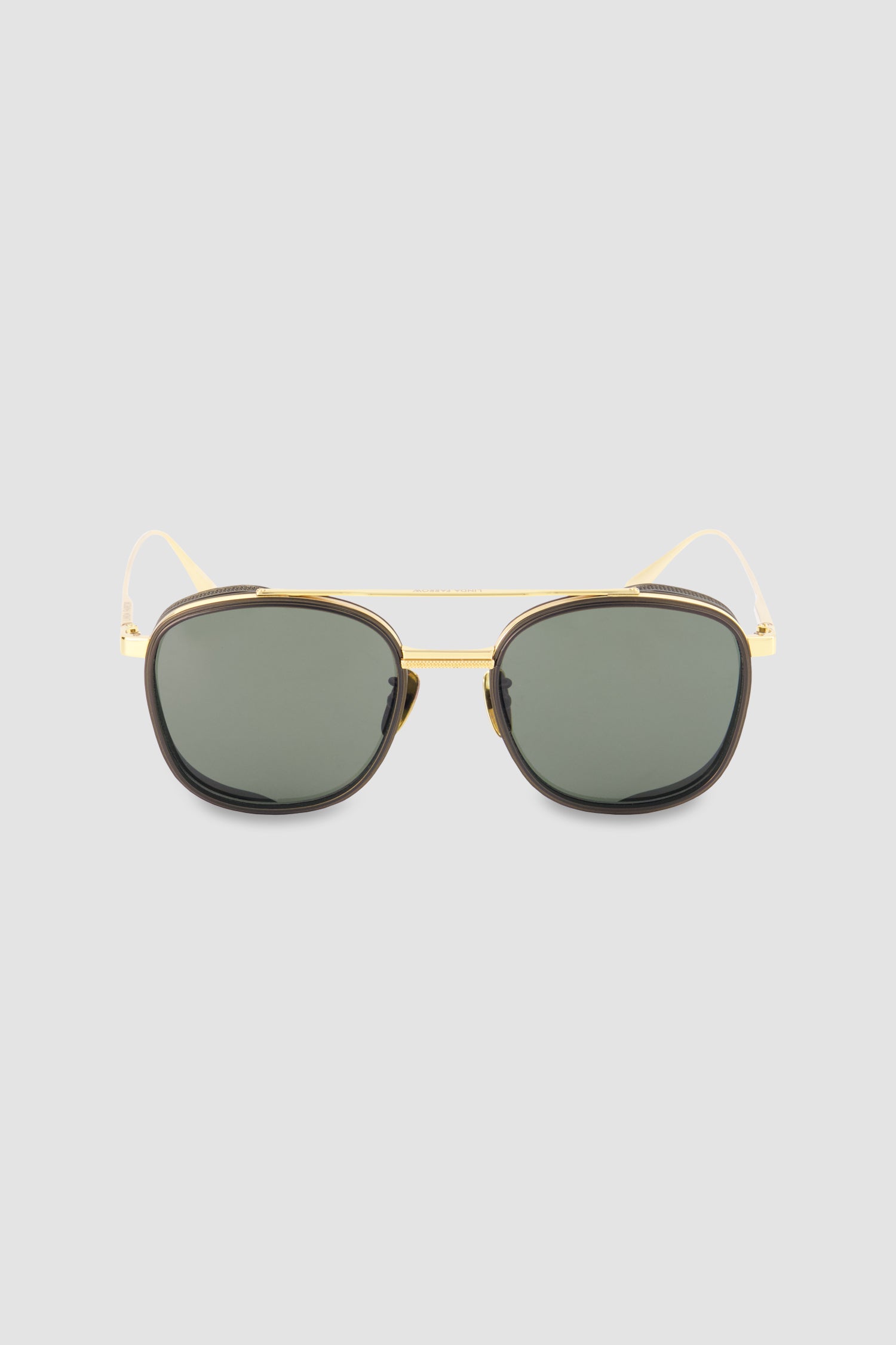Linda Farrow Black/Gold Varo Sunglasses