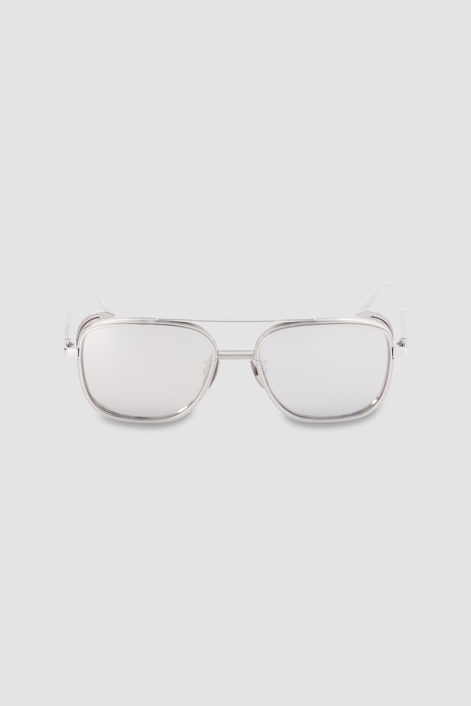 Linda Farrow 22K White Gold/Platinum Boyd Explorer Sunglasses with Component Set