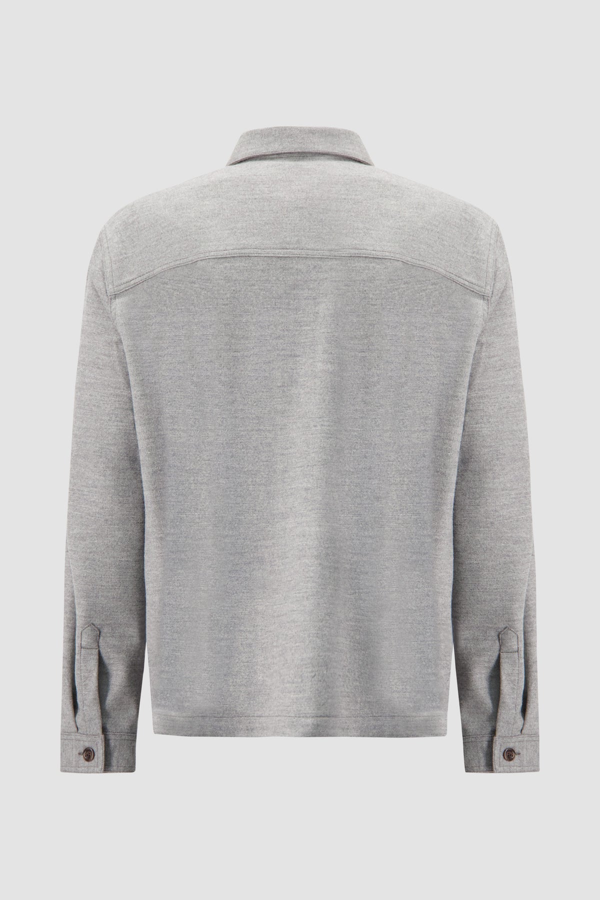 Richard J Brown Grey Wool Fred Overshirt