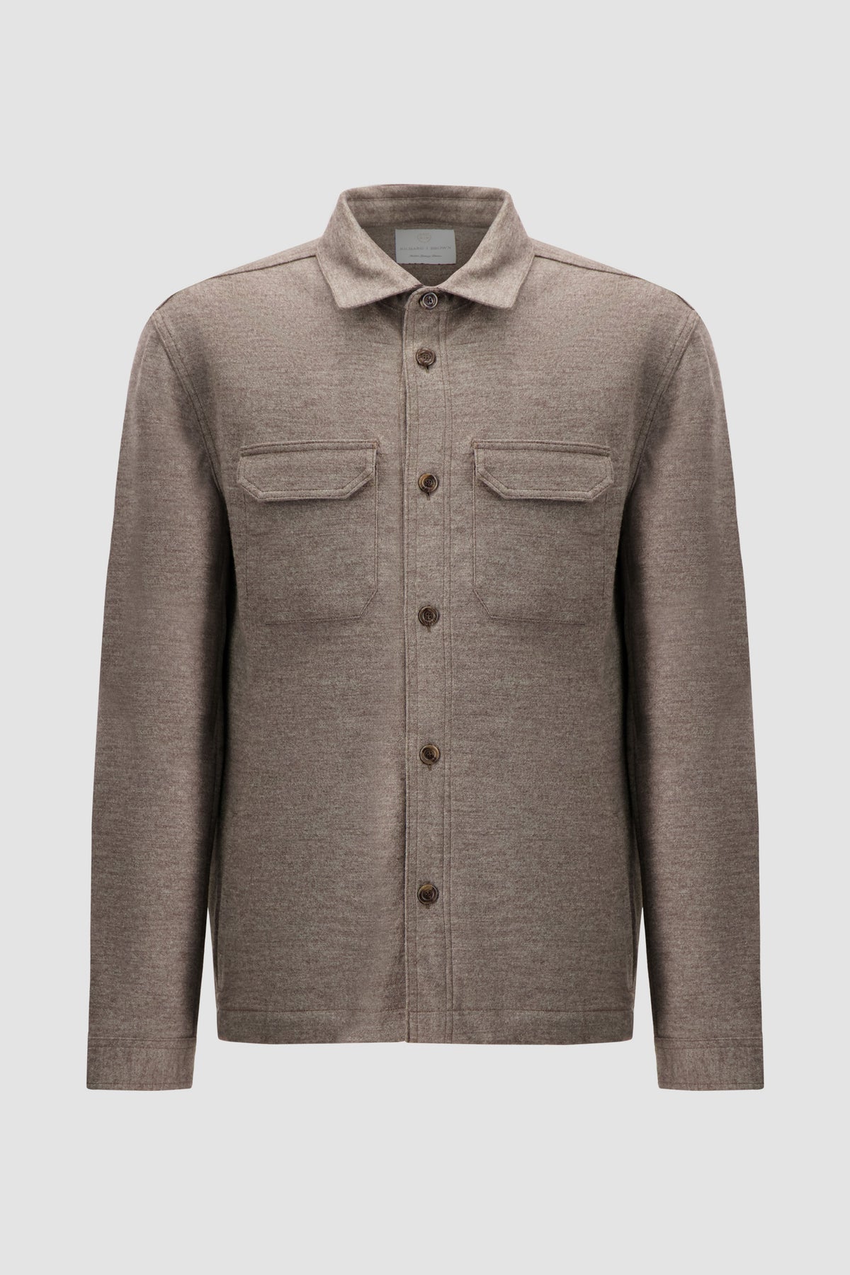 Richard J Brown Brown Wool Fred Overshirt