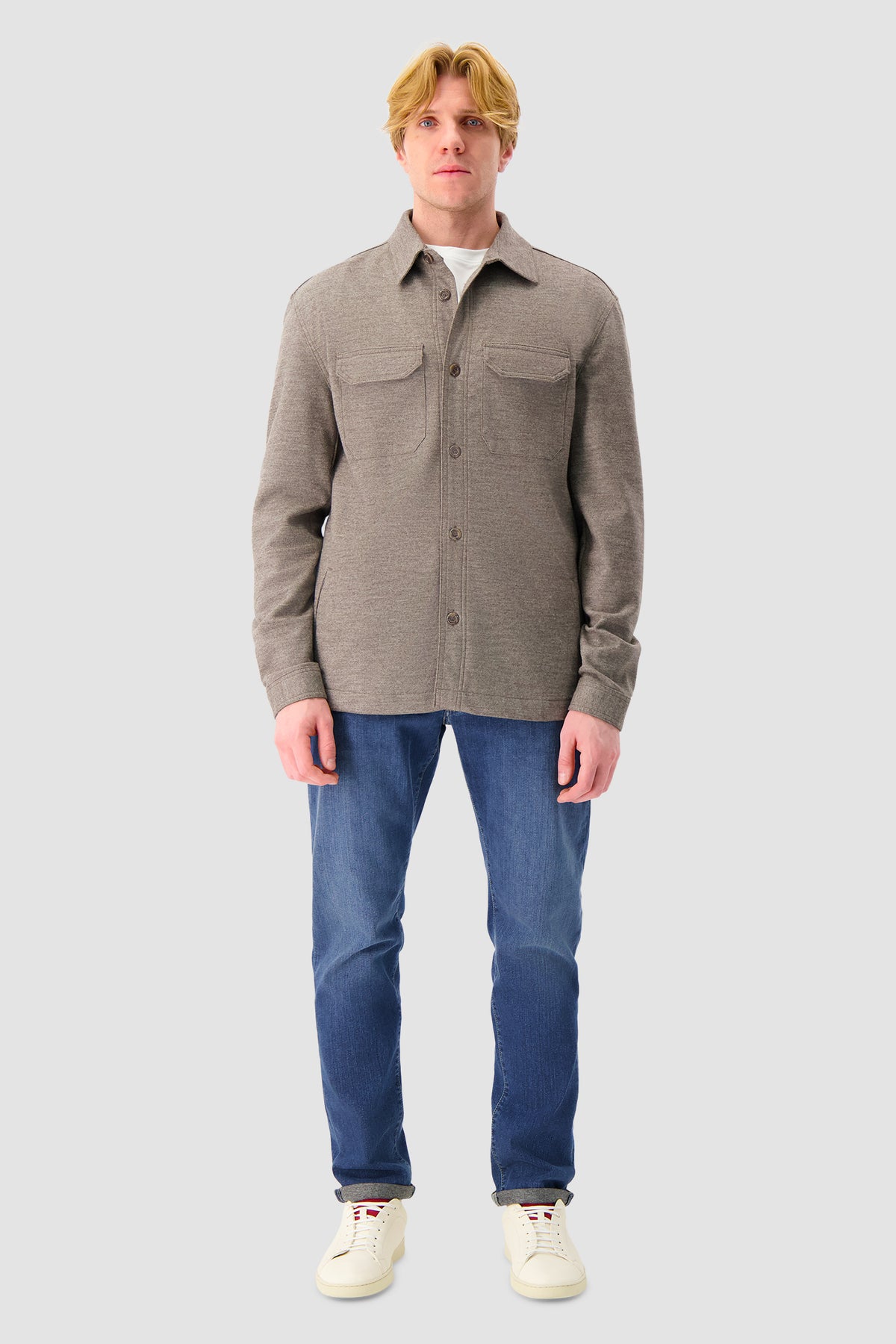 Richard J Brown Brown Wool Fred Overshirt