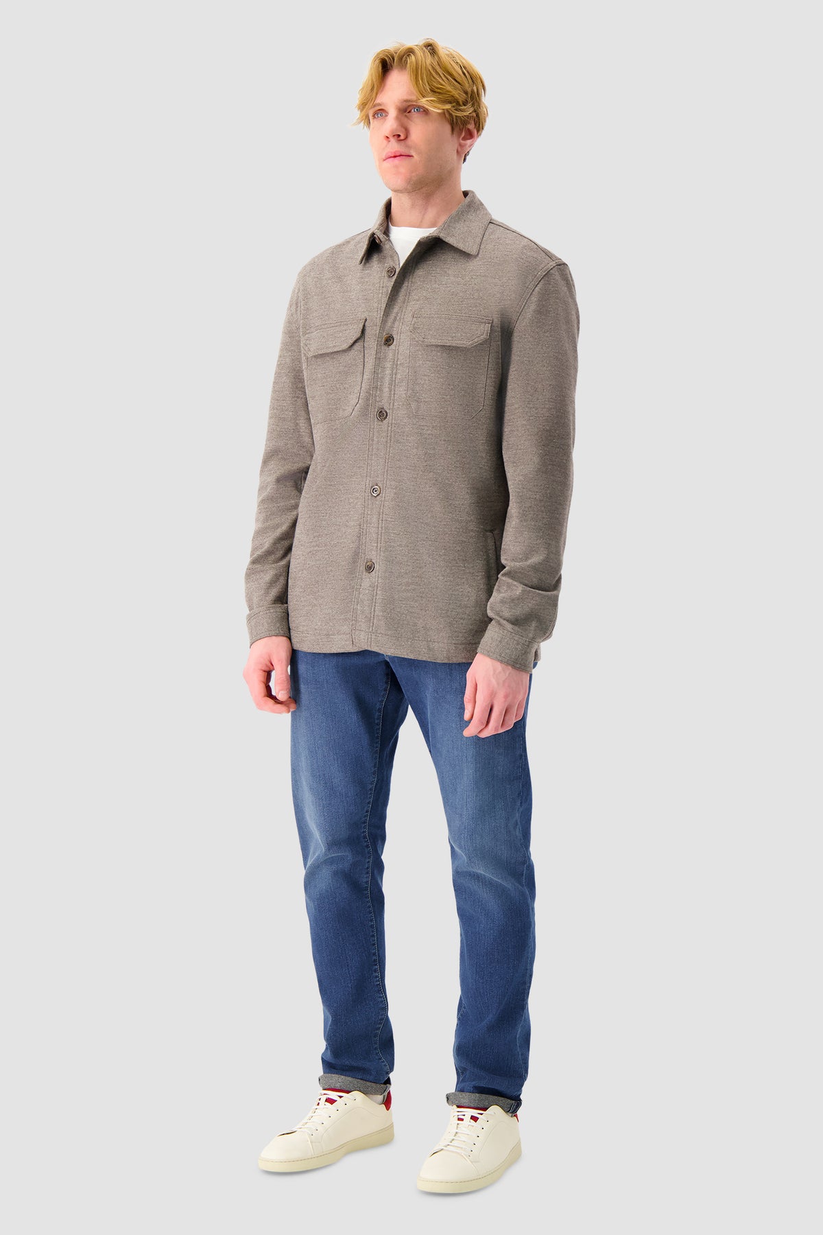 Richard J Brown Brown Wool Fred Overshirt