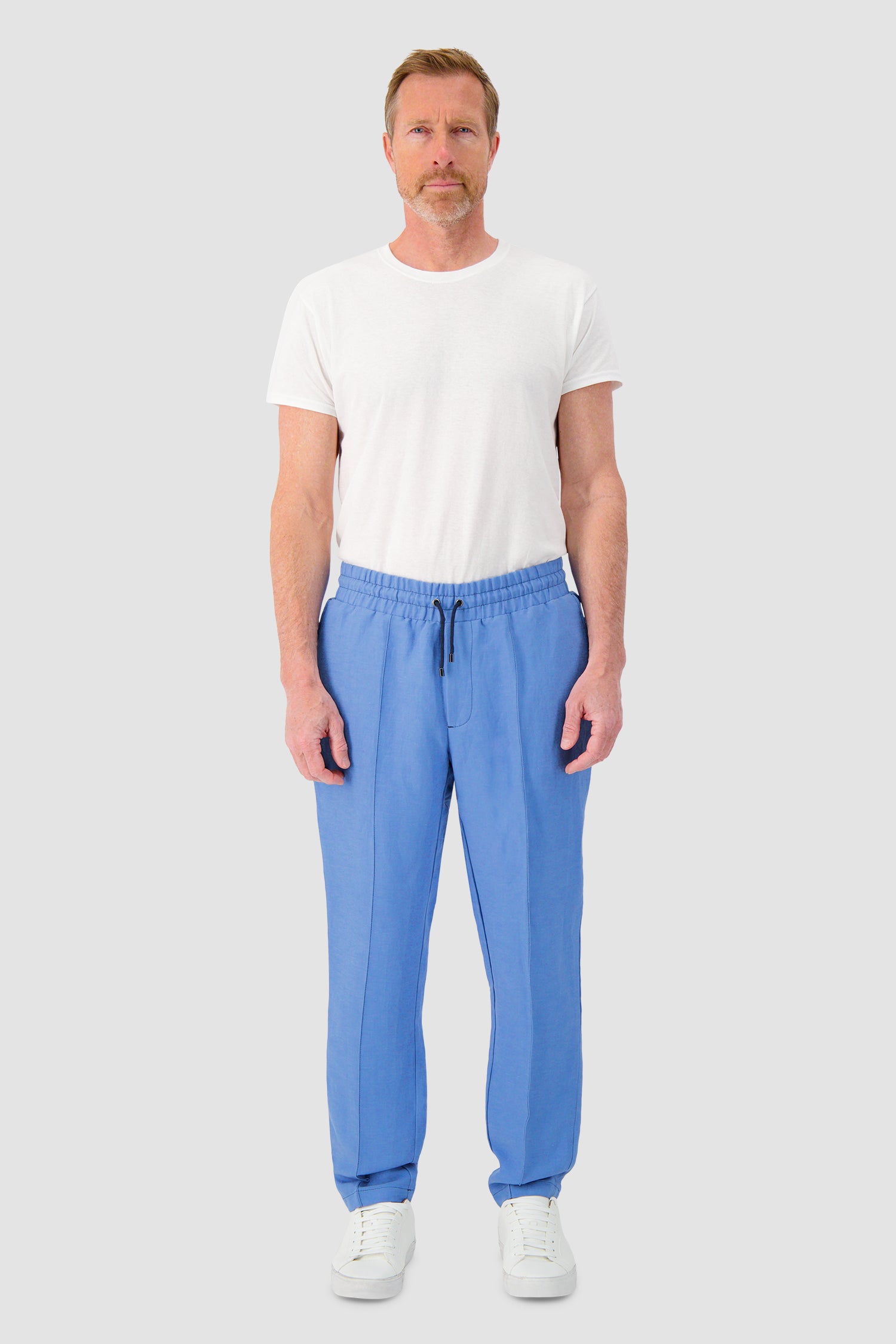 Hettabretz Light Blue Linen Trousers