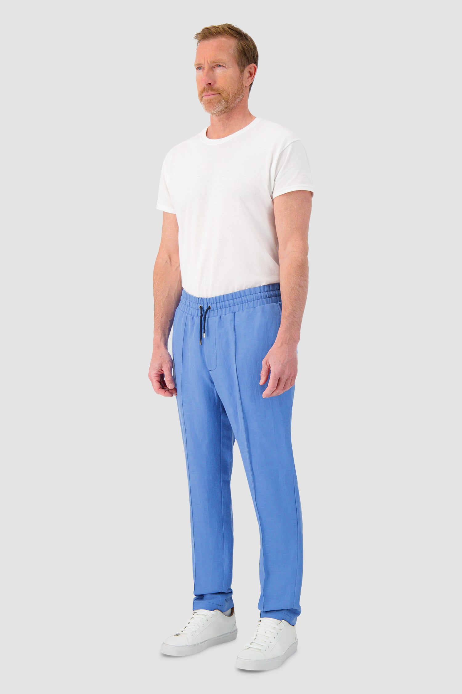 Hettabretz Light Blue Linen Trousers