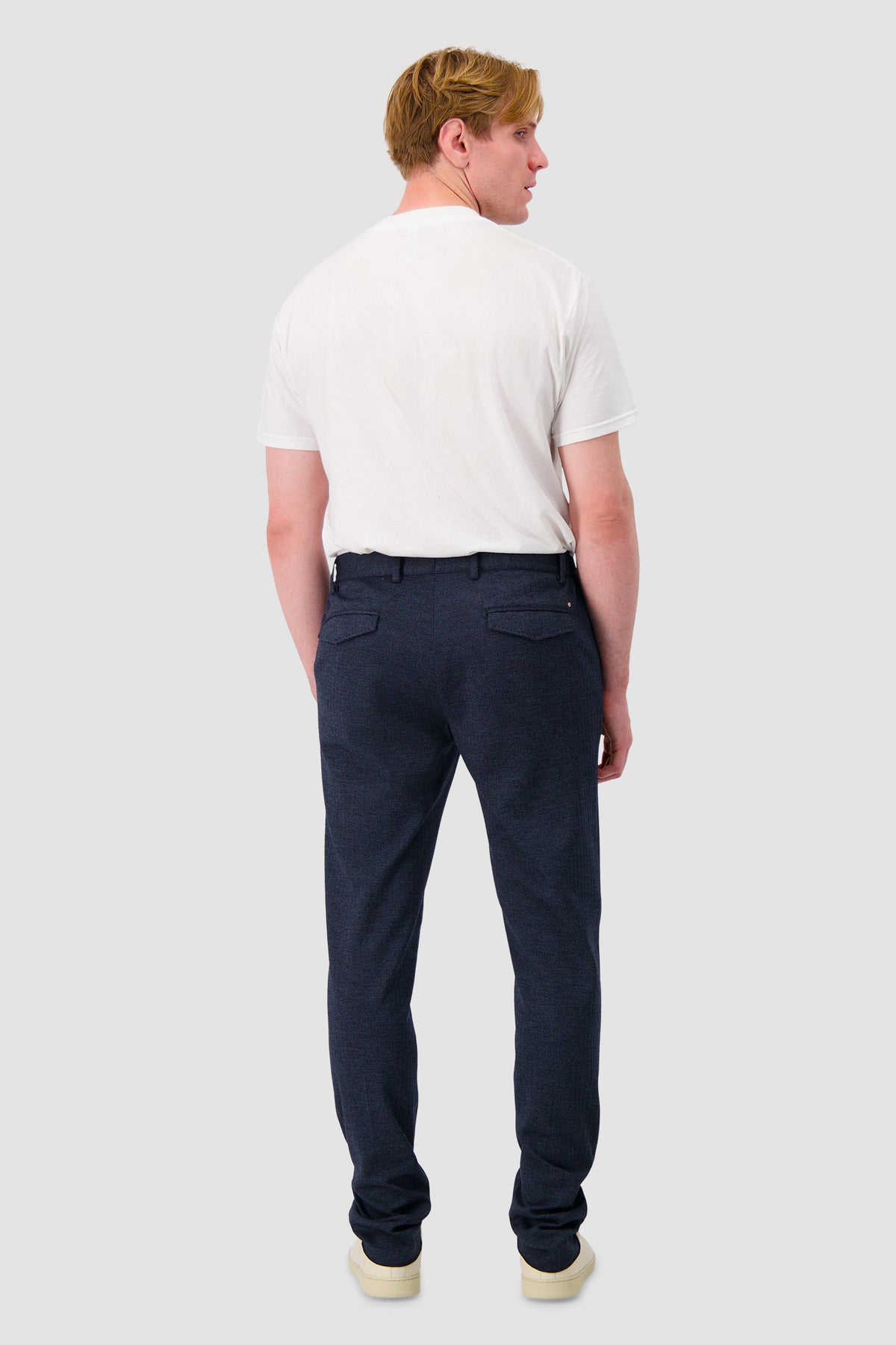 Stefano Ricci Navy Wool Sport Trousers