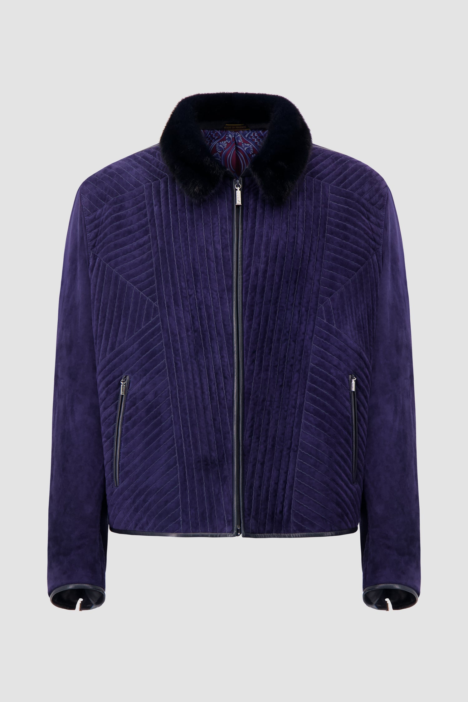 Zilli Navy Quilted Jacket