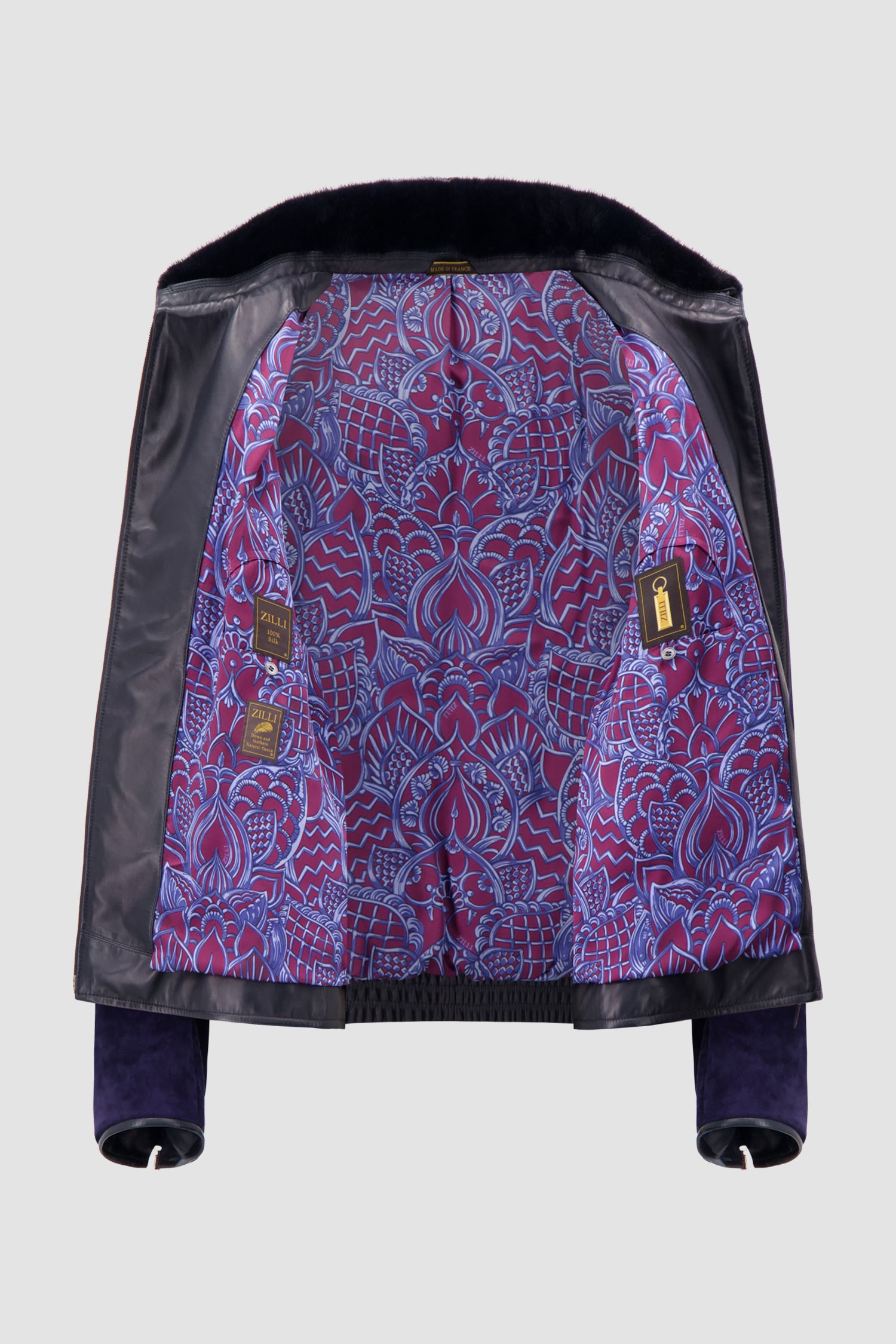 Zilli Navy Quilted Jacket