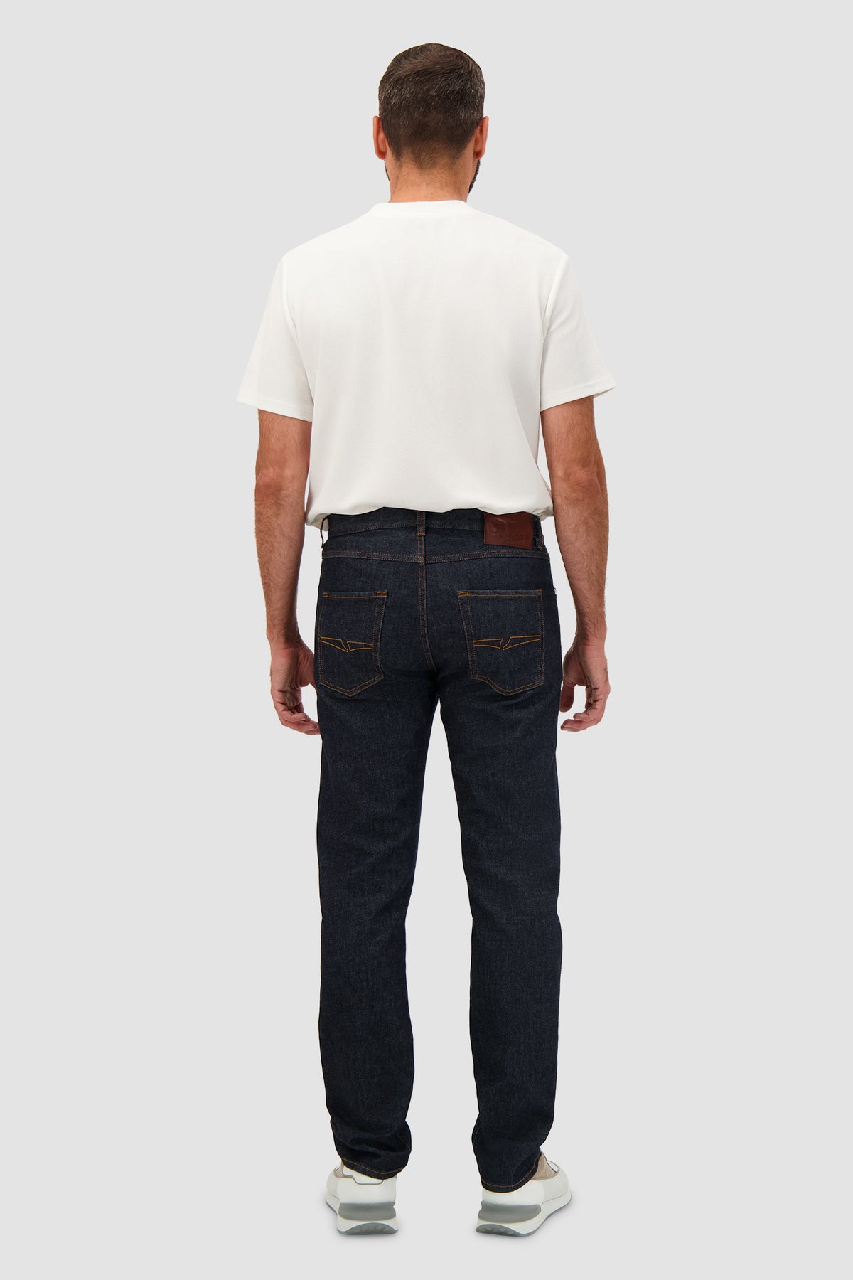 Marco Pescarolo Indigo Straight Leg Denim Jeans