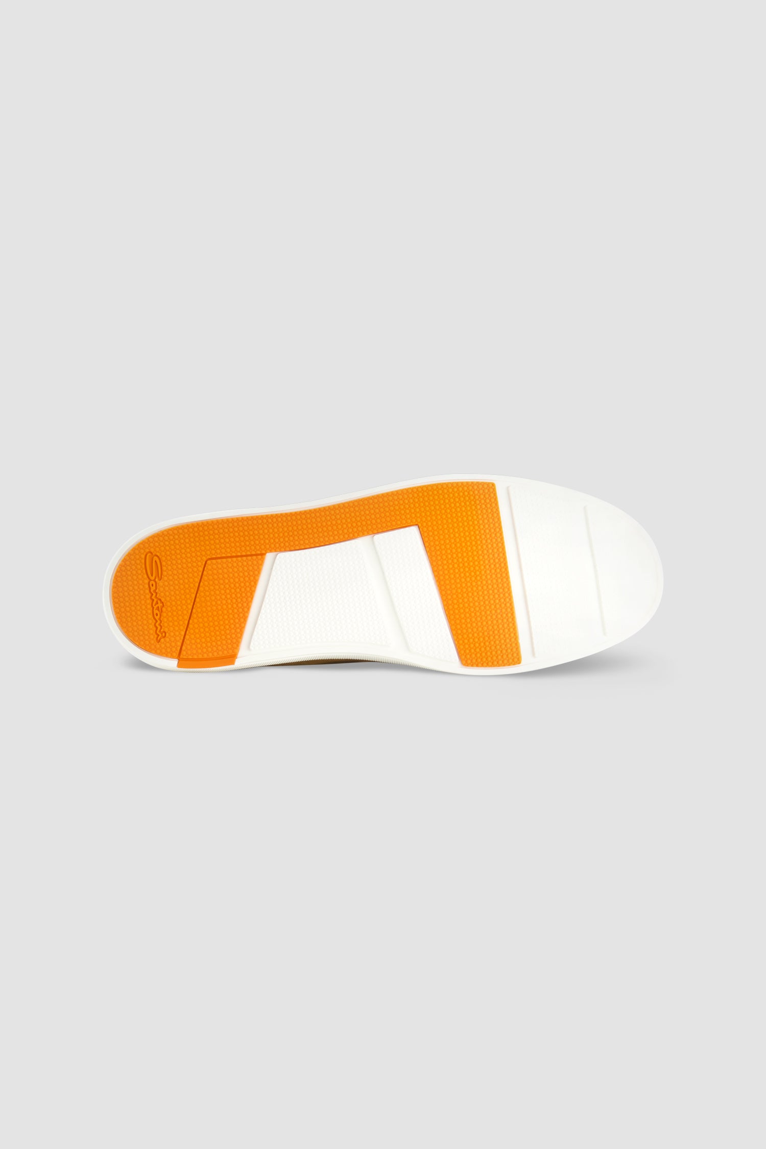 Santoni Tan Suede Slip-on Sneaker