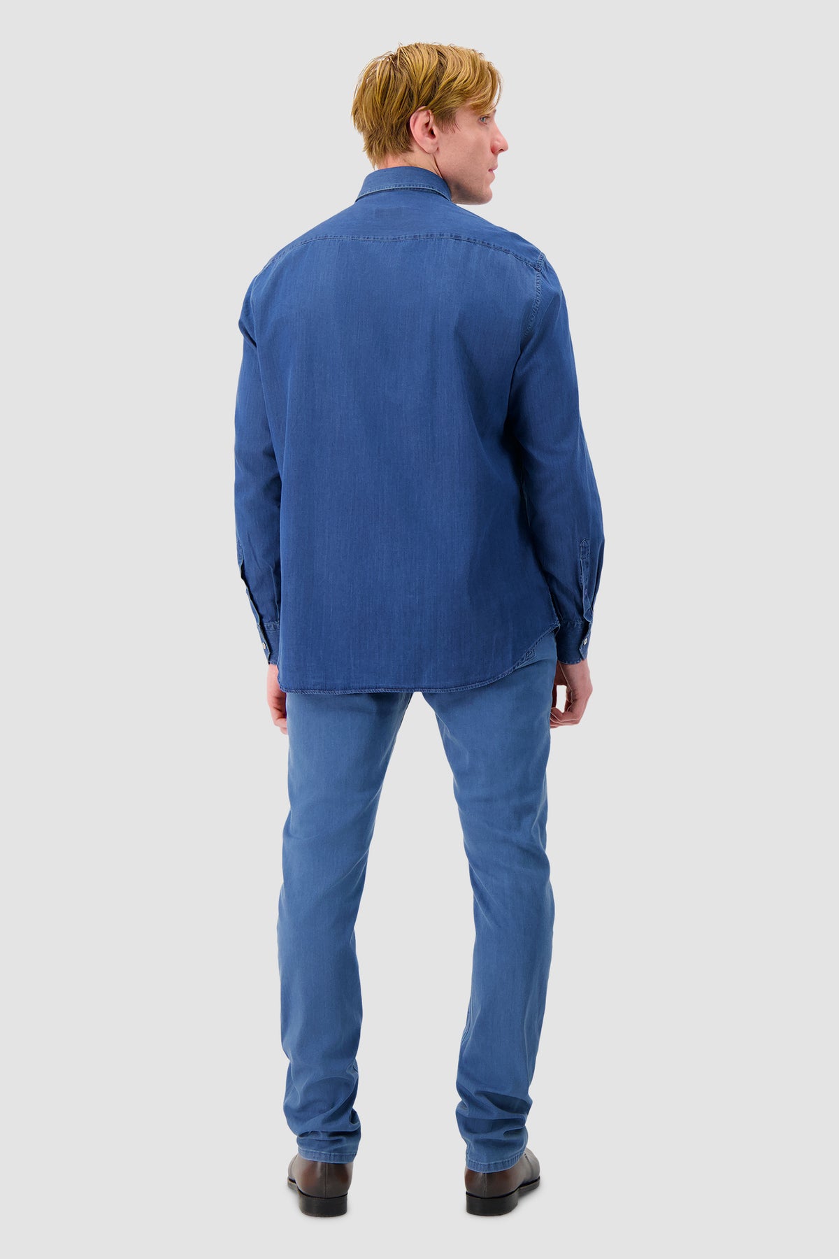 Stefano Ricci Blue Denim Shirt