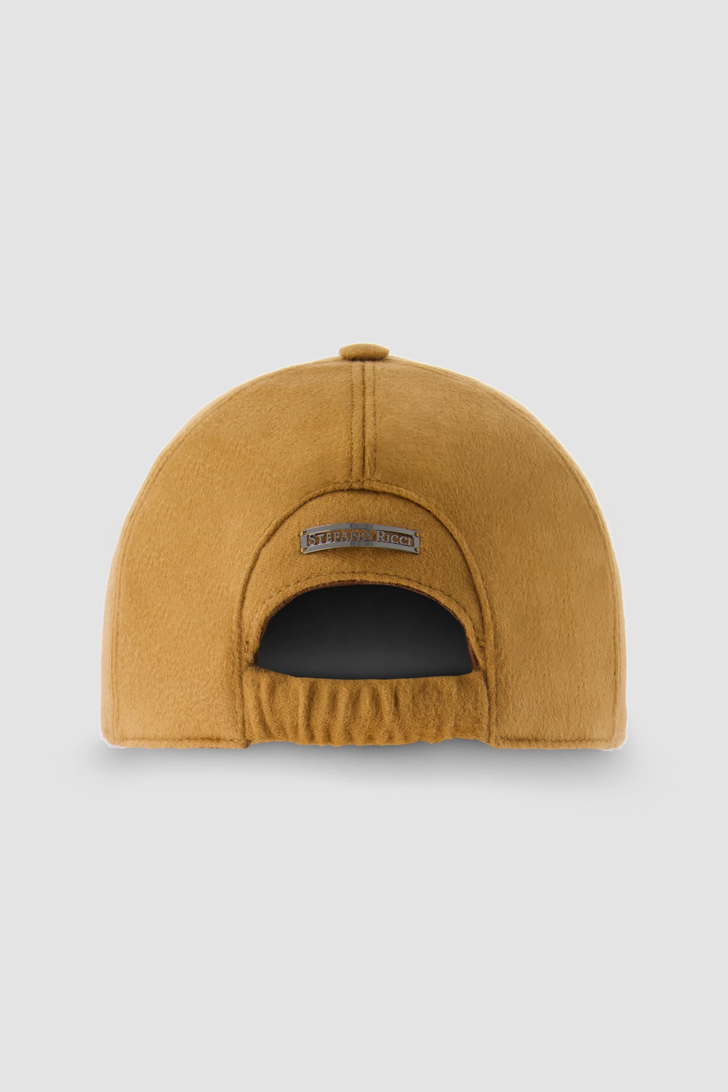 Stefano Ricci Camel Wool Embroidered Baseball hat