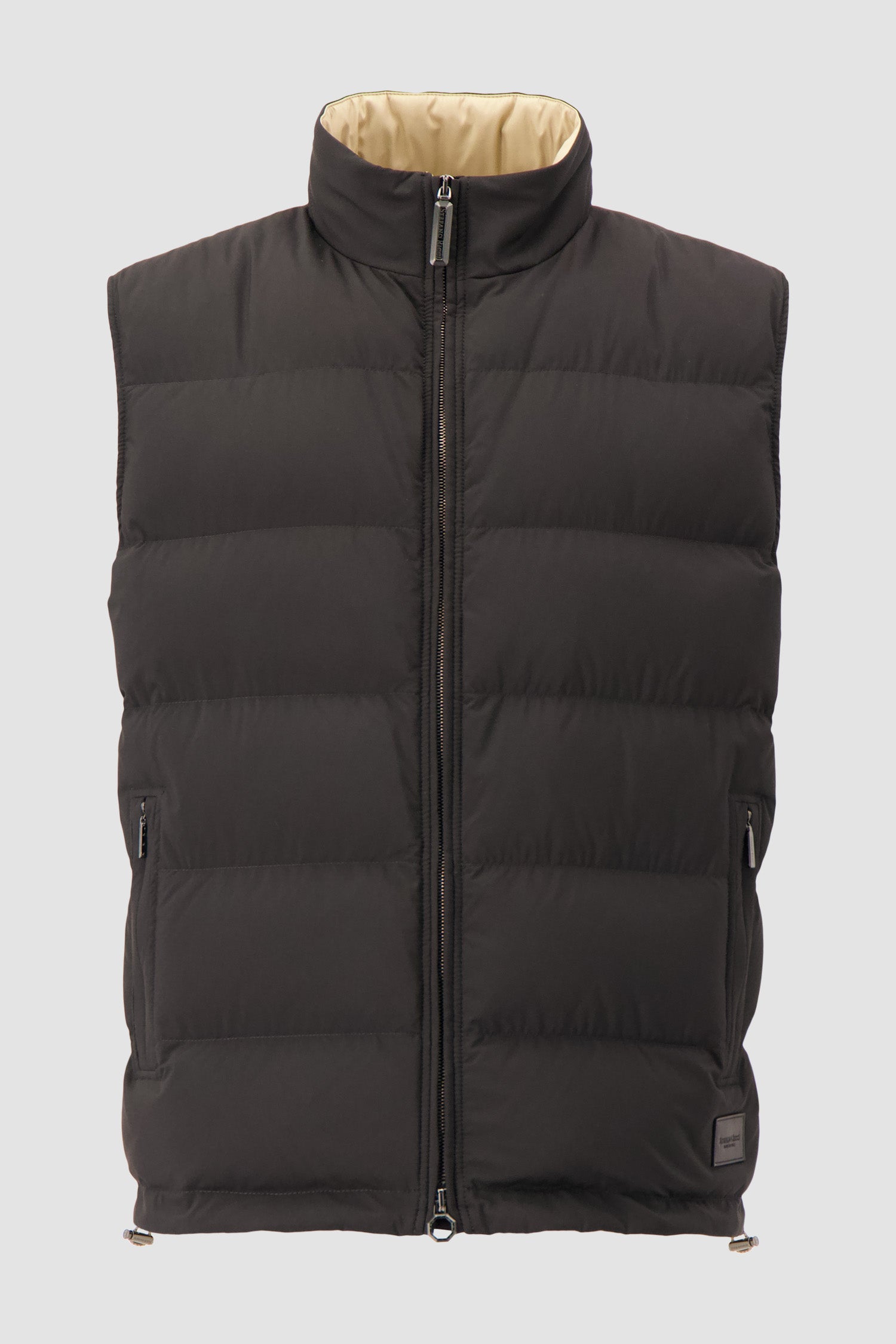 Stefano Ricci Black Sport Quilted Down Vest