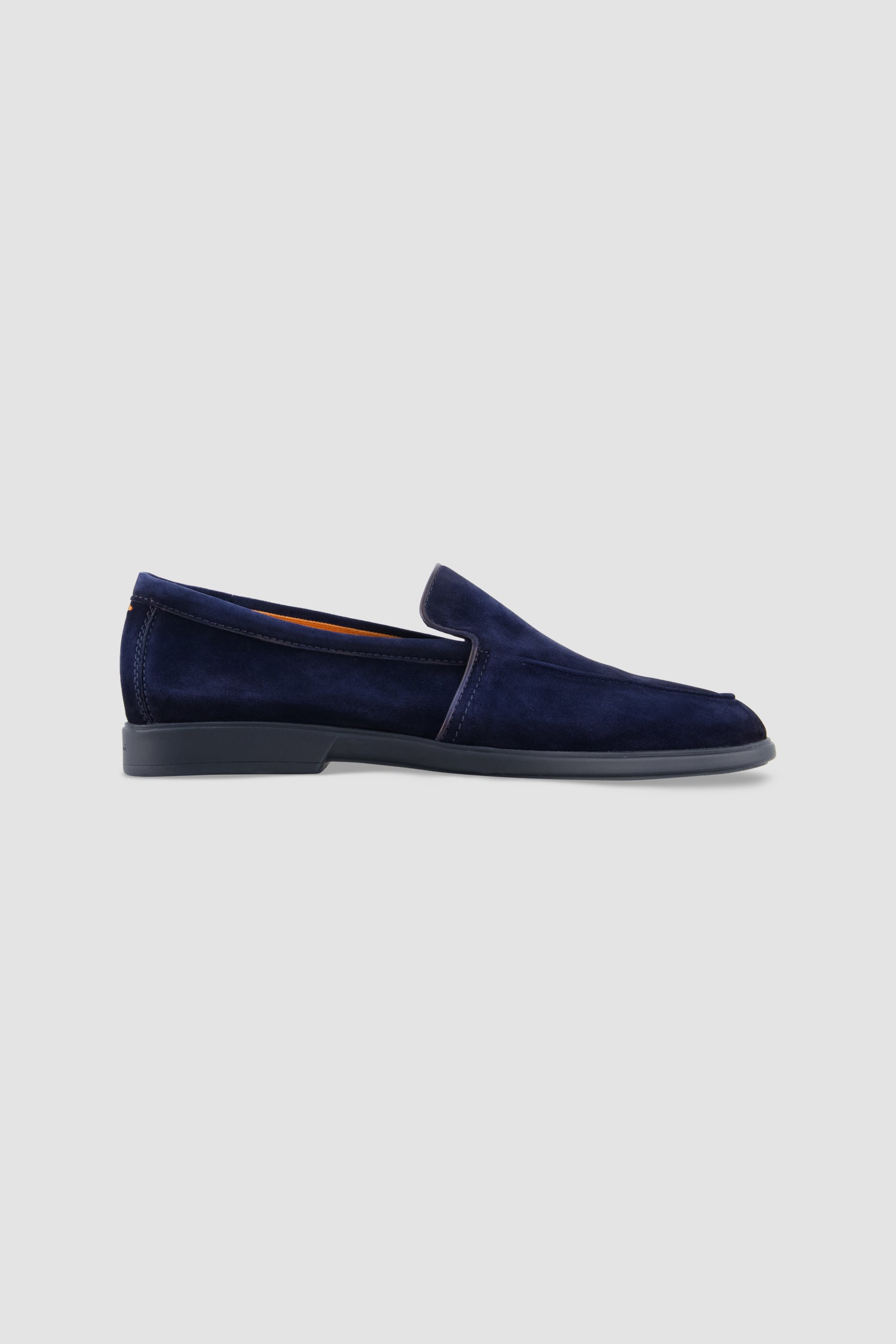 Santoni Navy Suede Slip-On Loafer II