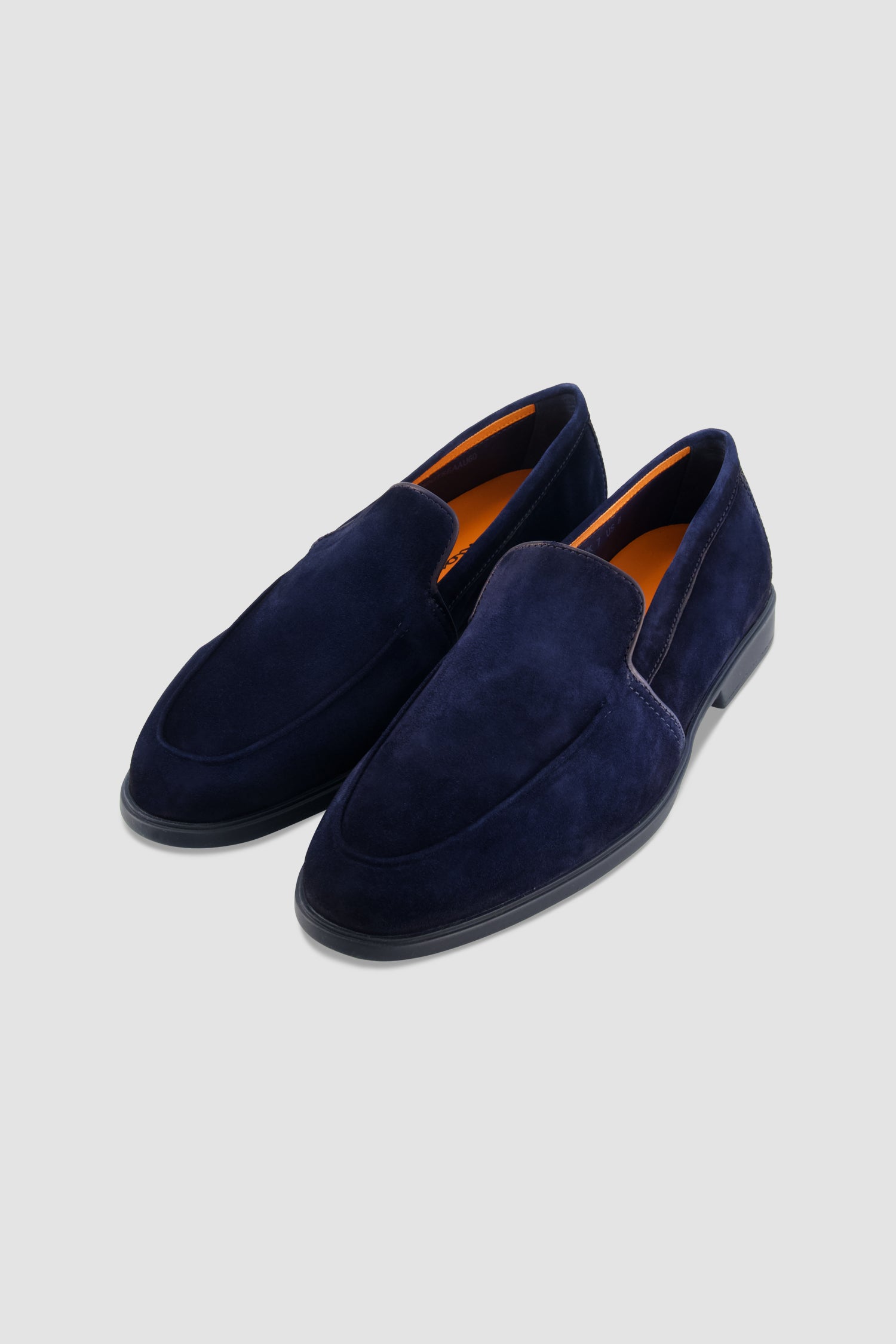 Santoni Navy Suede Slip-On Loafer II