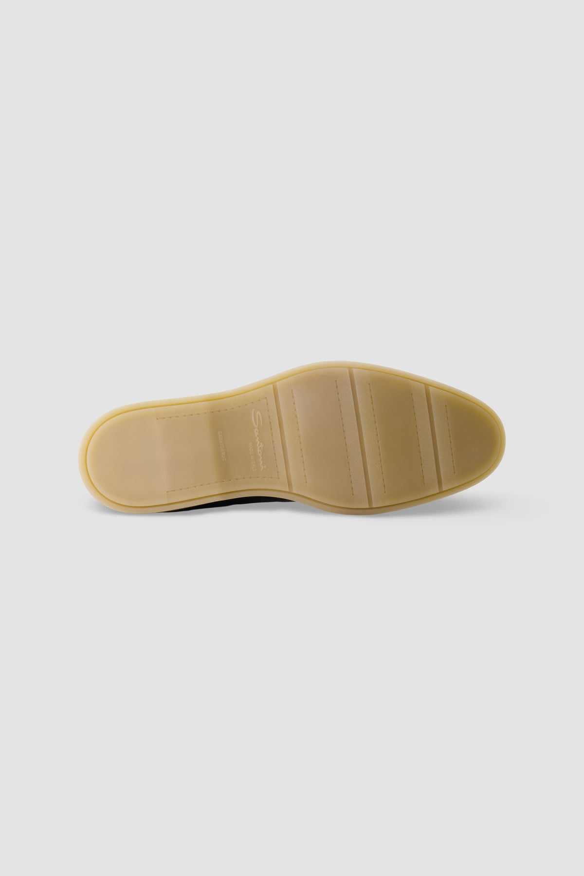Santoni Dark Brown Suede Slip-On