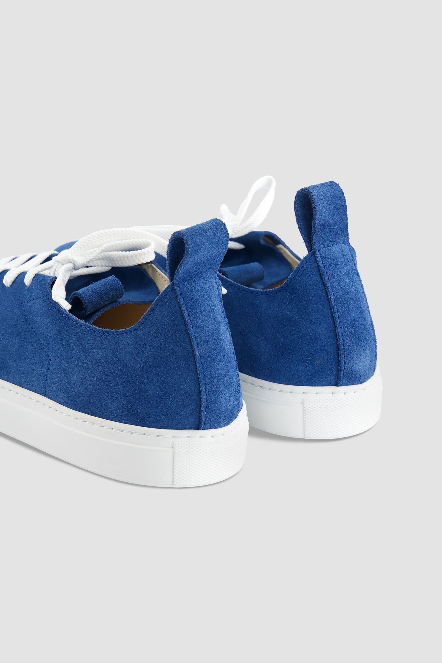 Stefano Bemer Navy Suede Sneakers