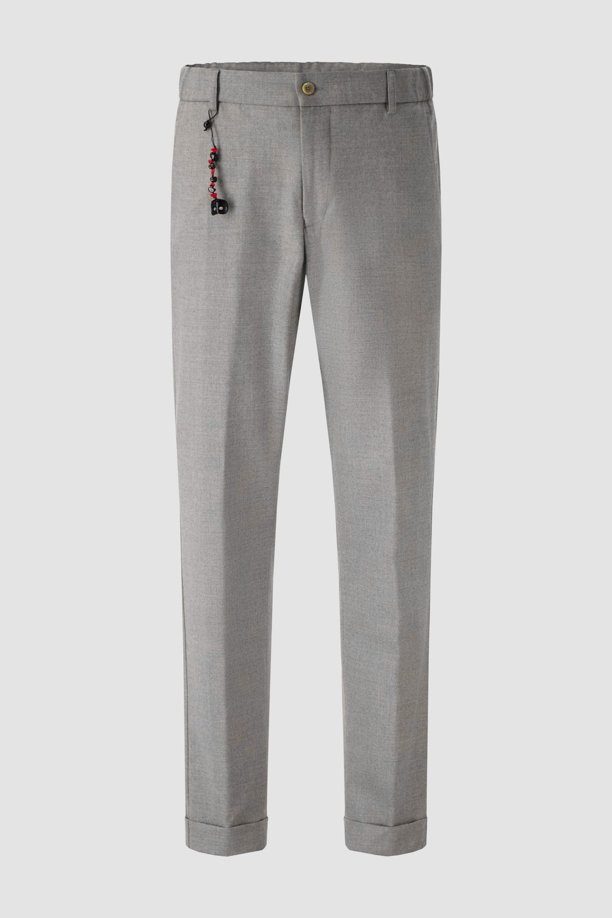 Marco Pescarolo Grey Cashmere Drawstring Trouser