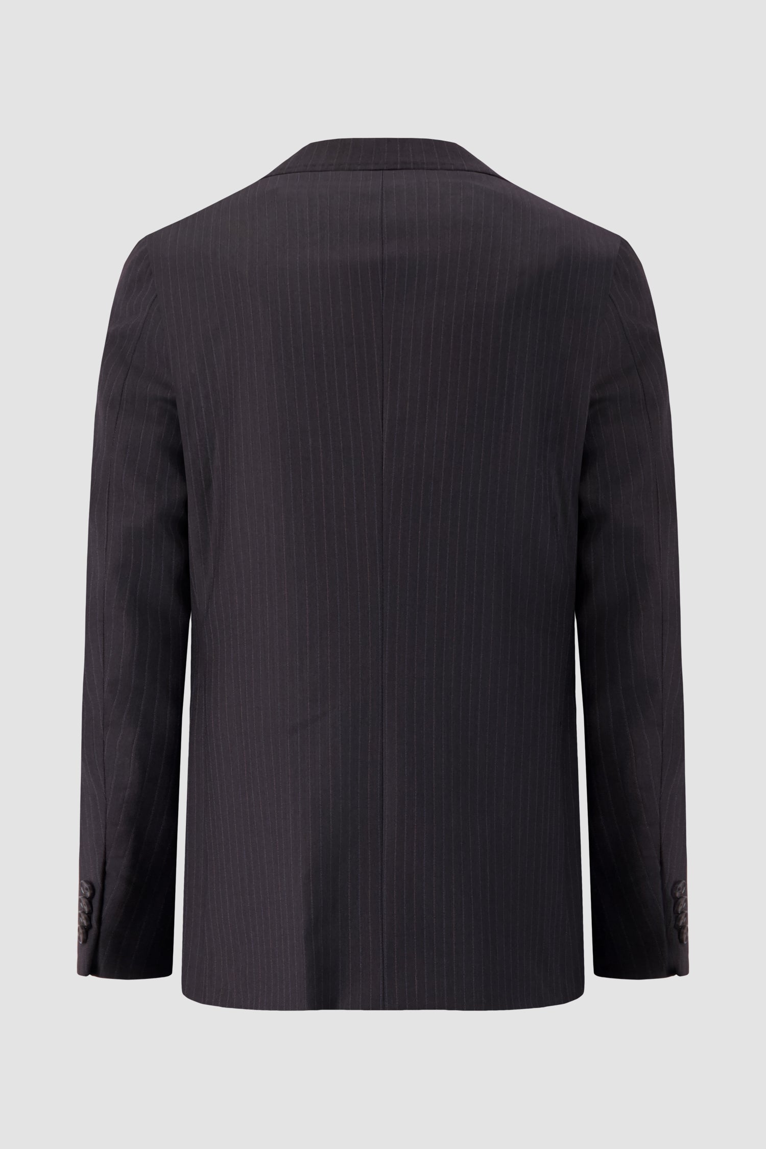 Etro Milano Black Pinstripe Wool Blazer & Trouser Suit Set