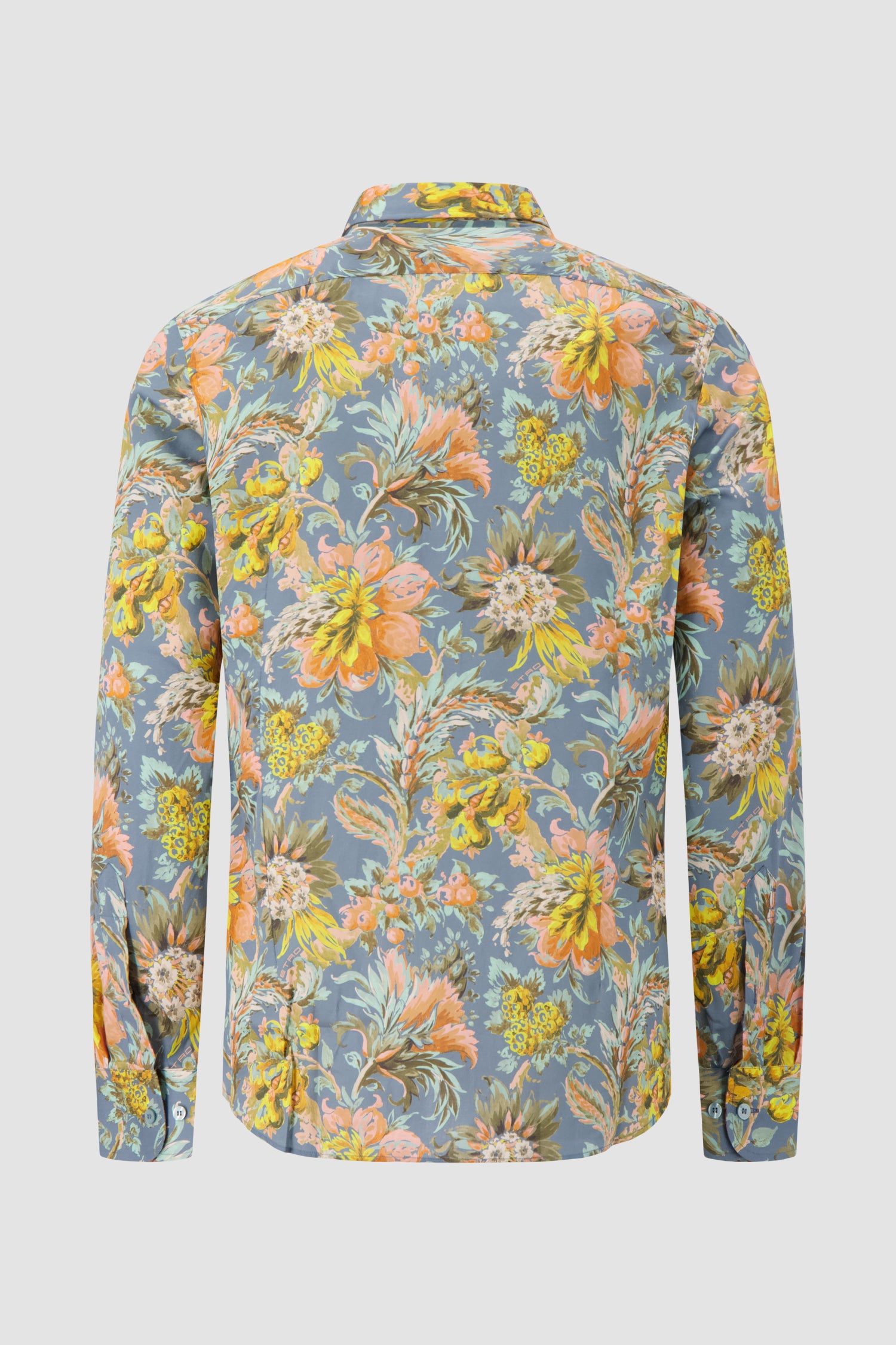 Etro Milano Multicoloured Botanical Floral Shirt