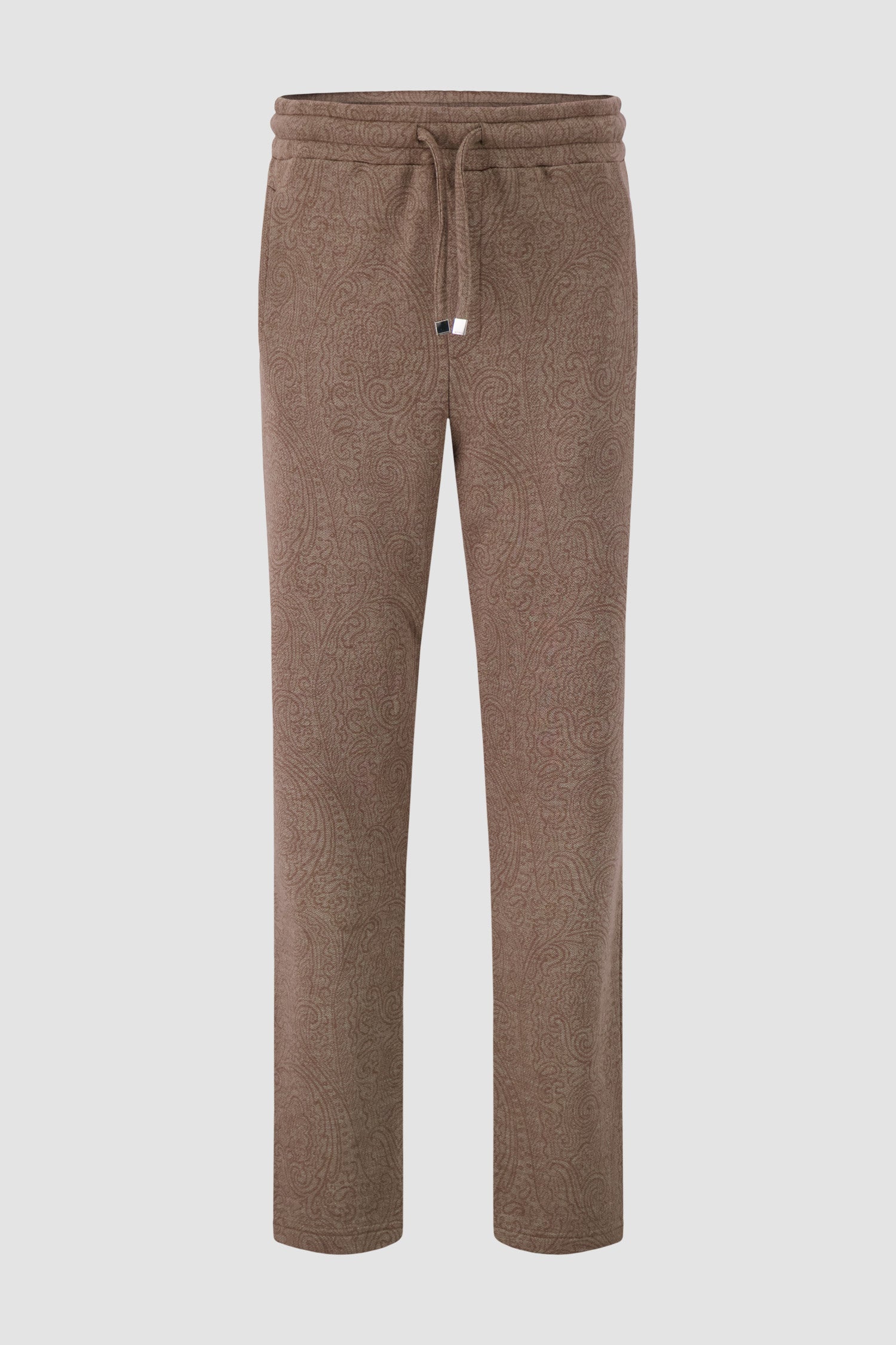 Etro Milano Beige Paisley Knit Jogger Pants